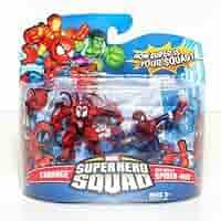 Hasbro Marvel Super Hero Squad Action Figures Carnage vs Spider-Man