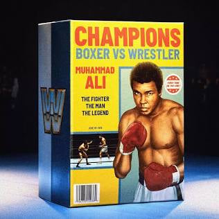 Wrestle Mania / Champions Boxer vs Wrestler Muhammad Ali Action Figures 2 Pack