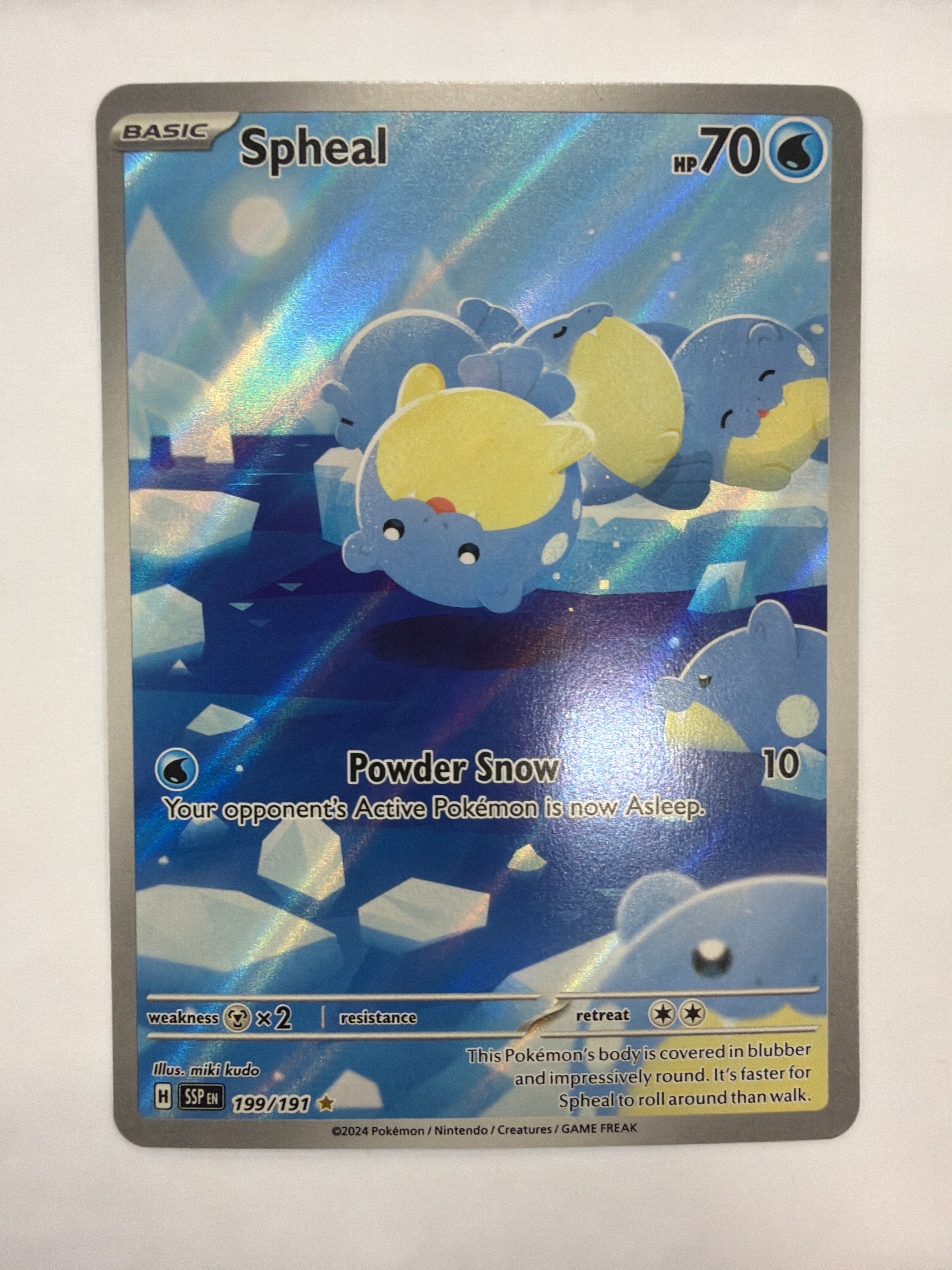 Pokémon TCG - Surging Sparks Spheal 199/191 NM