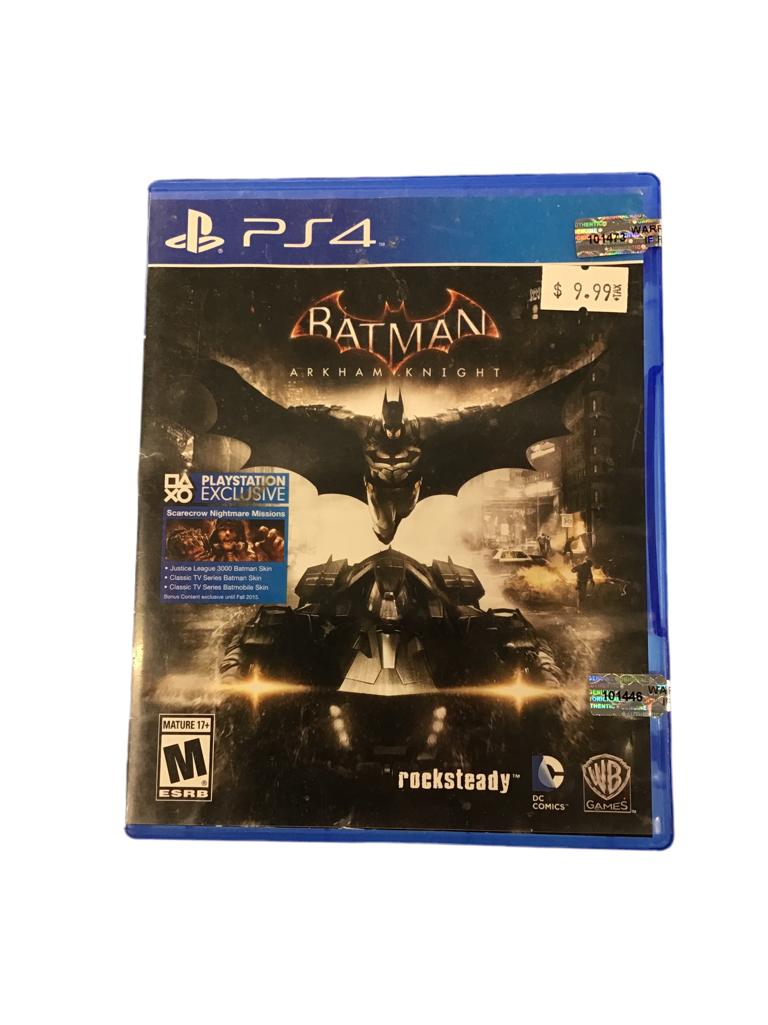 PS4 Batman Arkham Knight Video Game