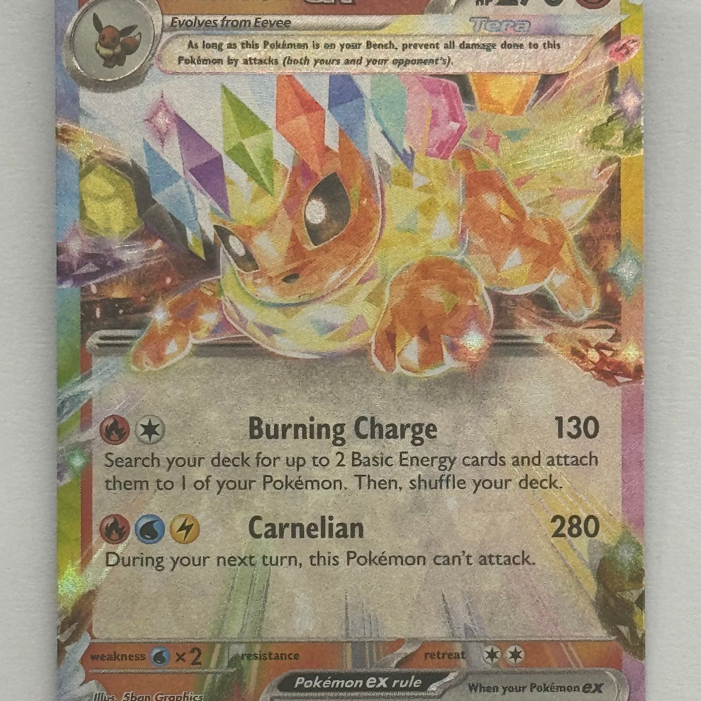 Pokémon TCG - Prismatic Evolutions Flareon ex 014/131 NM