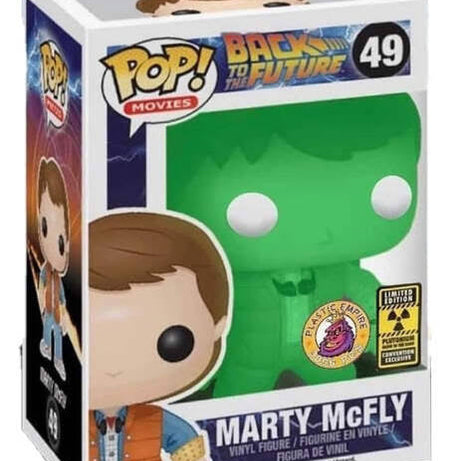 Funko Pop! Movies Back To The Future Marty McFly Plastic Empire 3000 pcs Limited Edition Plutonium GITD Convention Exclusive #49