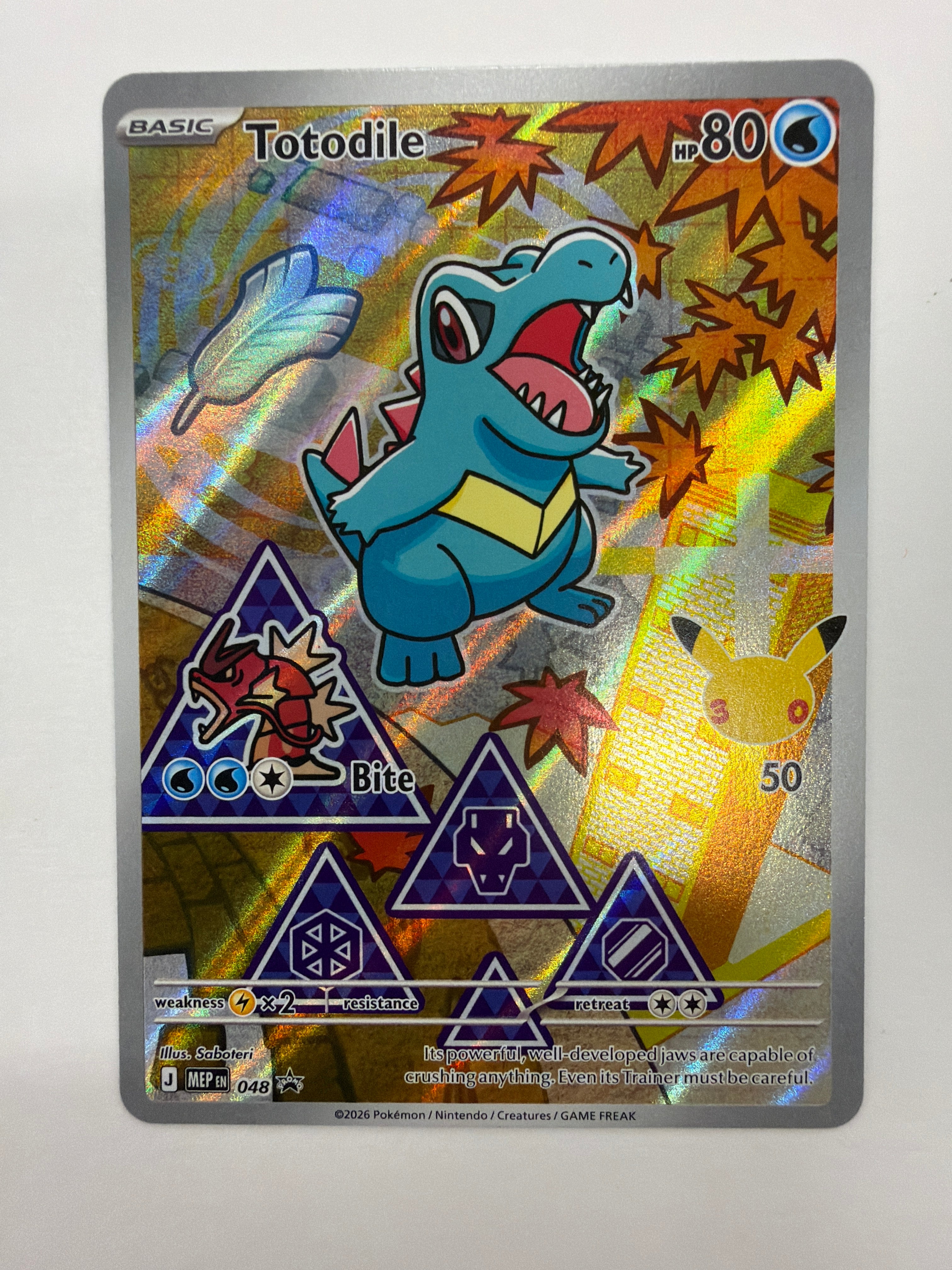 Pokémon TCG - Mega Evolution Promo Totodile 048 NM