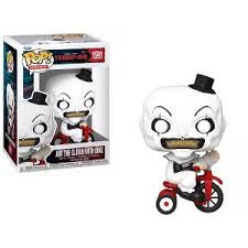Funko Pop! Movies Terrifier Art The Clown with Bike #1591