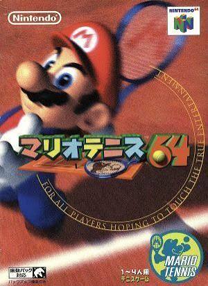 Nintendo N64 Japanese Version Mario Tennis Video Game