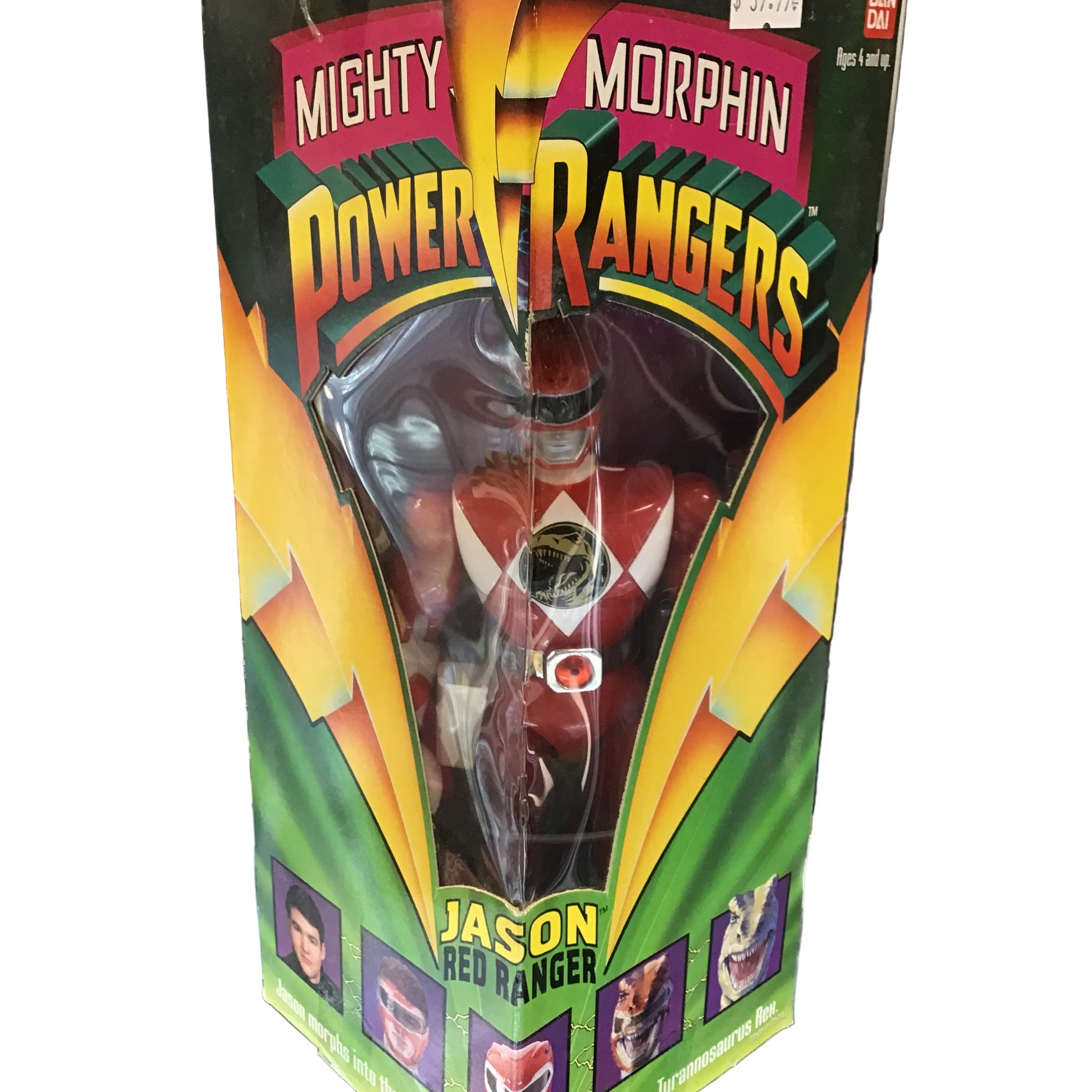 Bandai Mighty Morphin Power Rangers Jason Red Ranger Action Figure