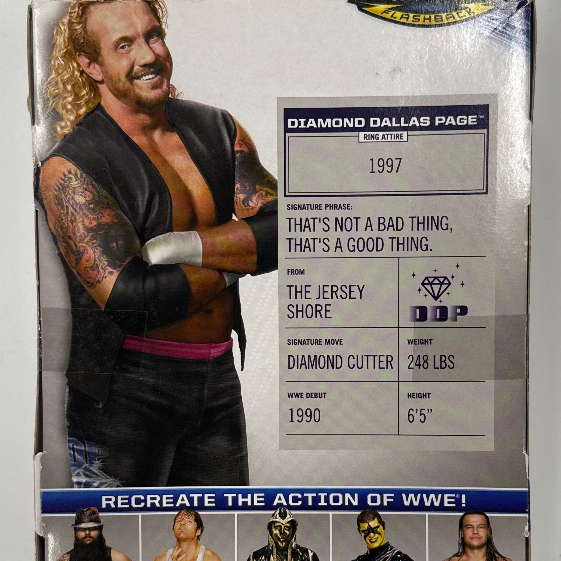 WWE Mattel Elite Collection Series 36 Diamond Dallas Page Signed Action Figure W/ JSA Cerftication