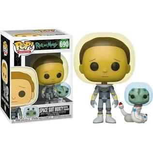 Funko Pop! Animation Rick and Morty Space Suit Morty with Snake #690