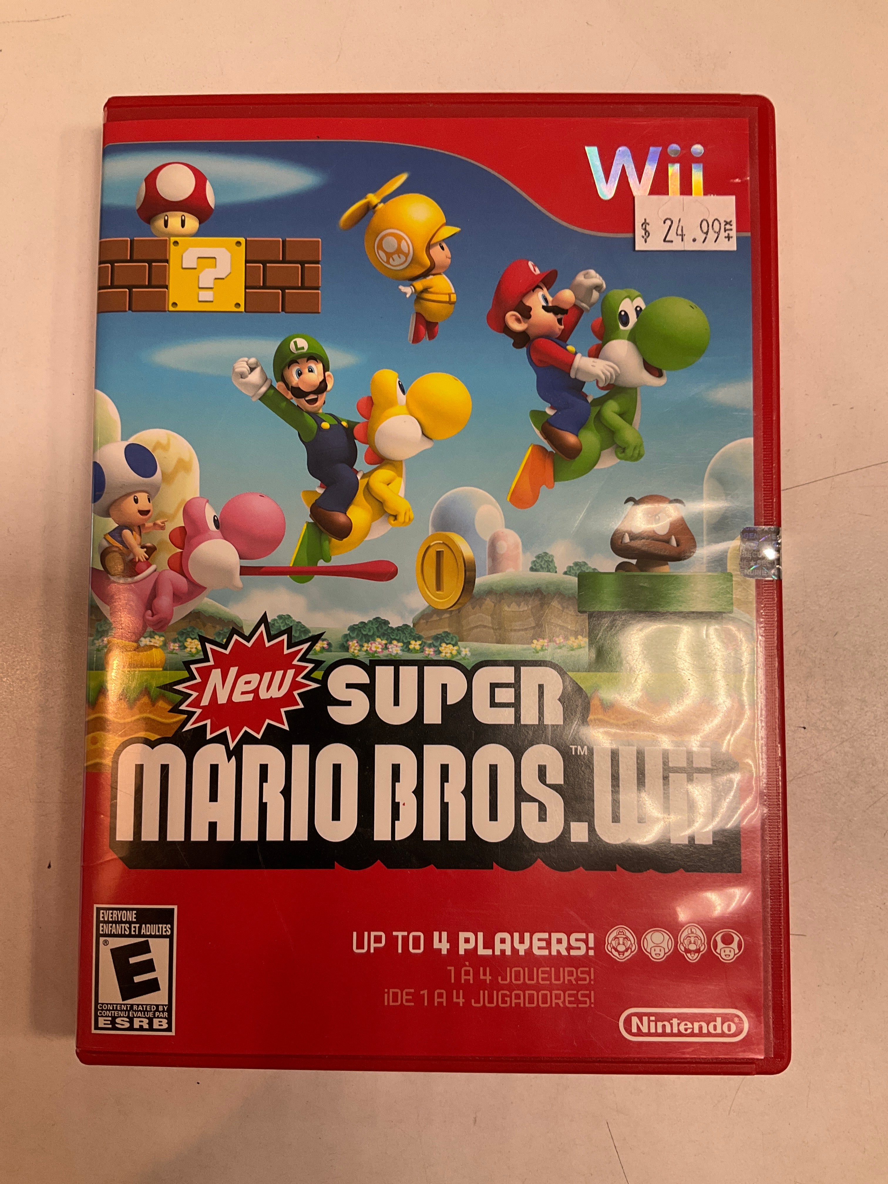 Nintendo Wii New Super Mario Bros Wii Game – True Believers Gaming and ...