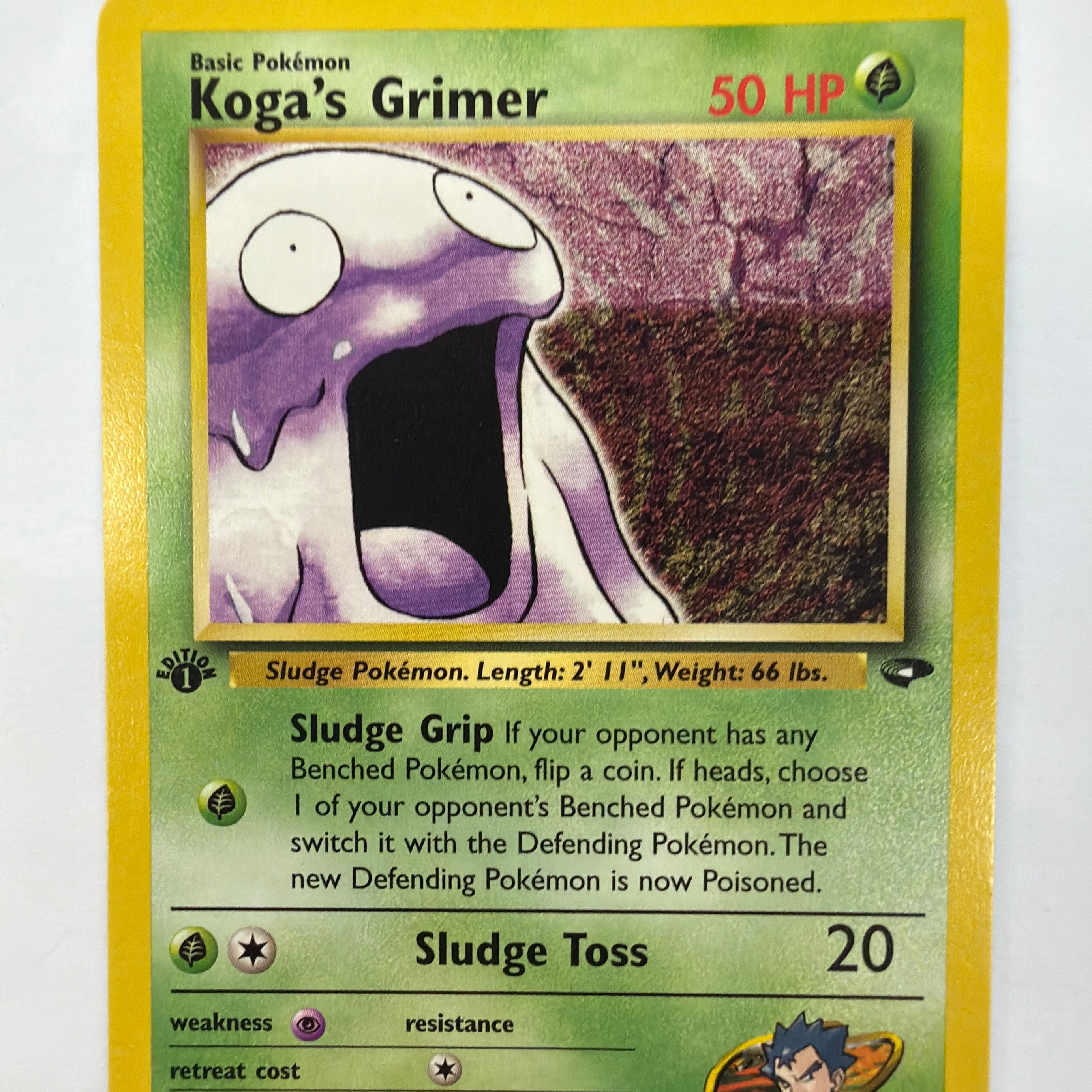 Pokémon TCG - Gym Challenge 1st Edition Koga's Grimer 79/132 Non-Holo NM