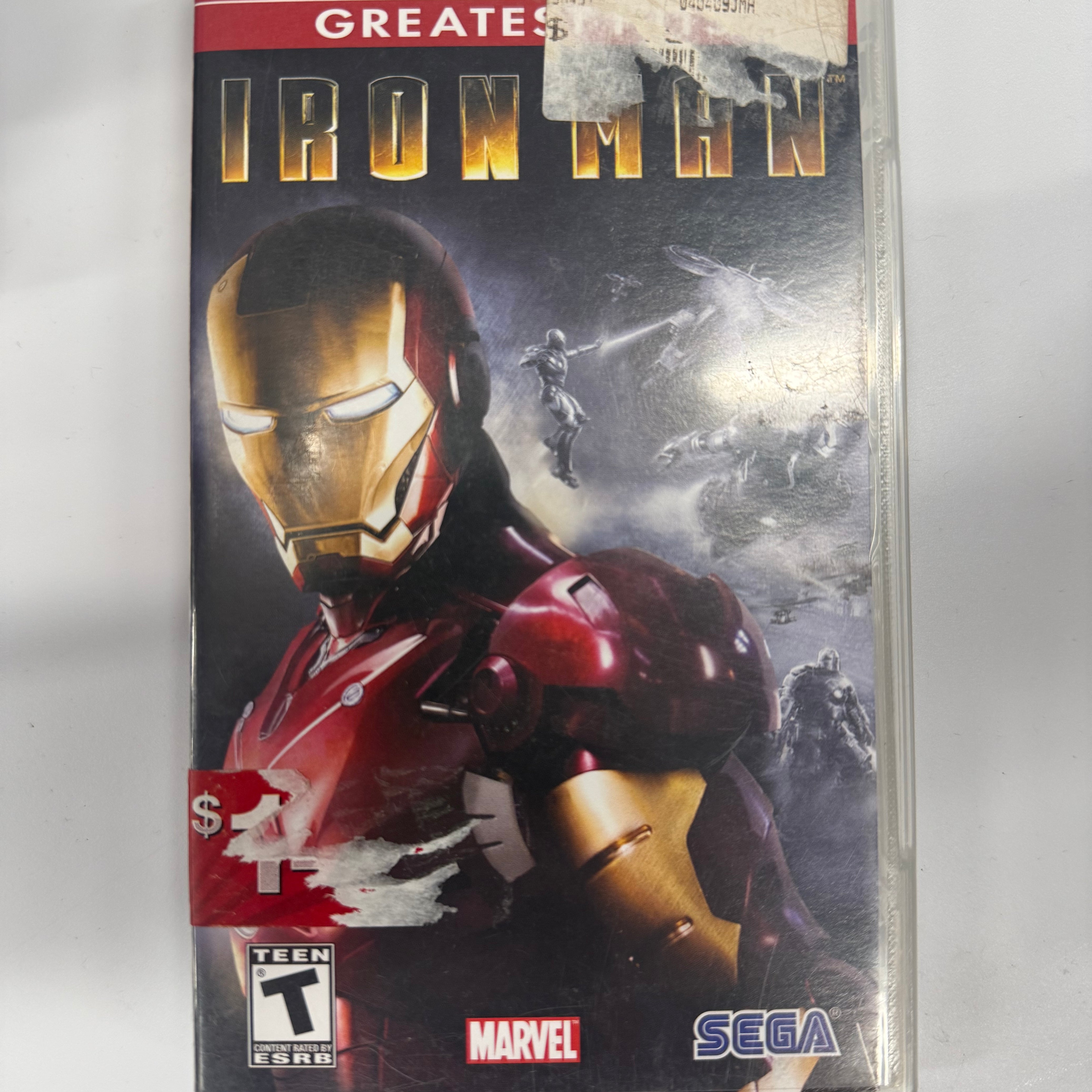 PSP Greatest Hits Iron Man Video Game