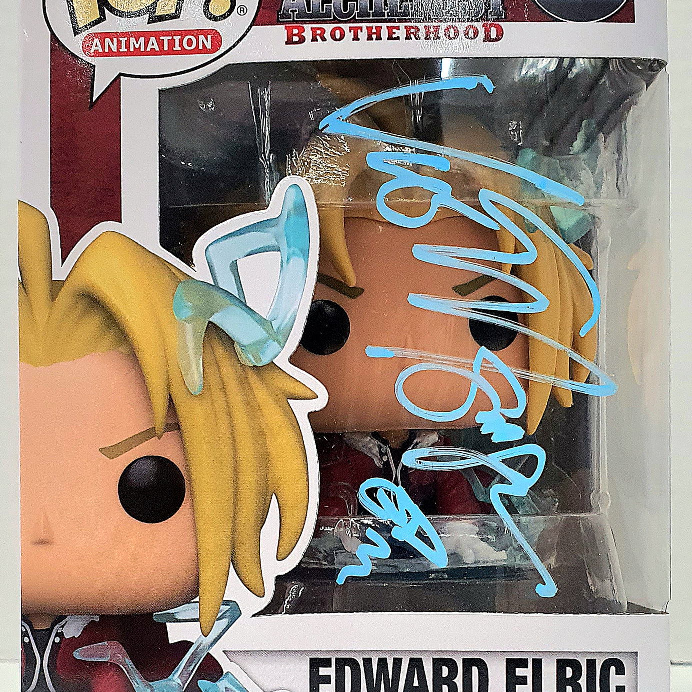 (SIGNED)Funko Pop! Animation Fullmetal Alchemist Brotherhood Edward Elric #1176