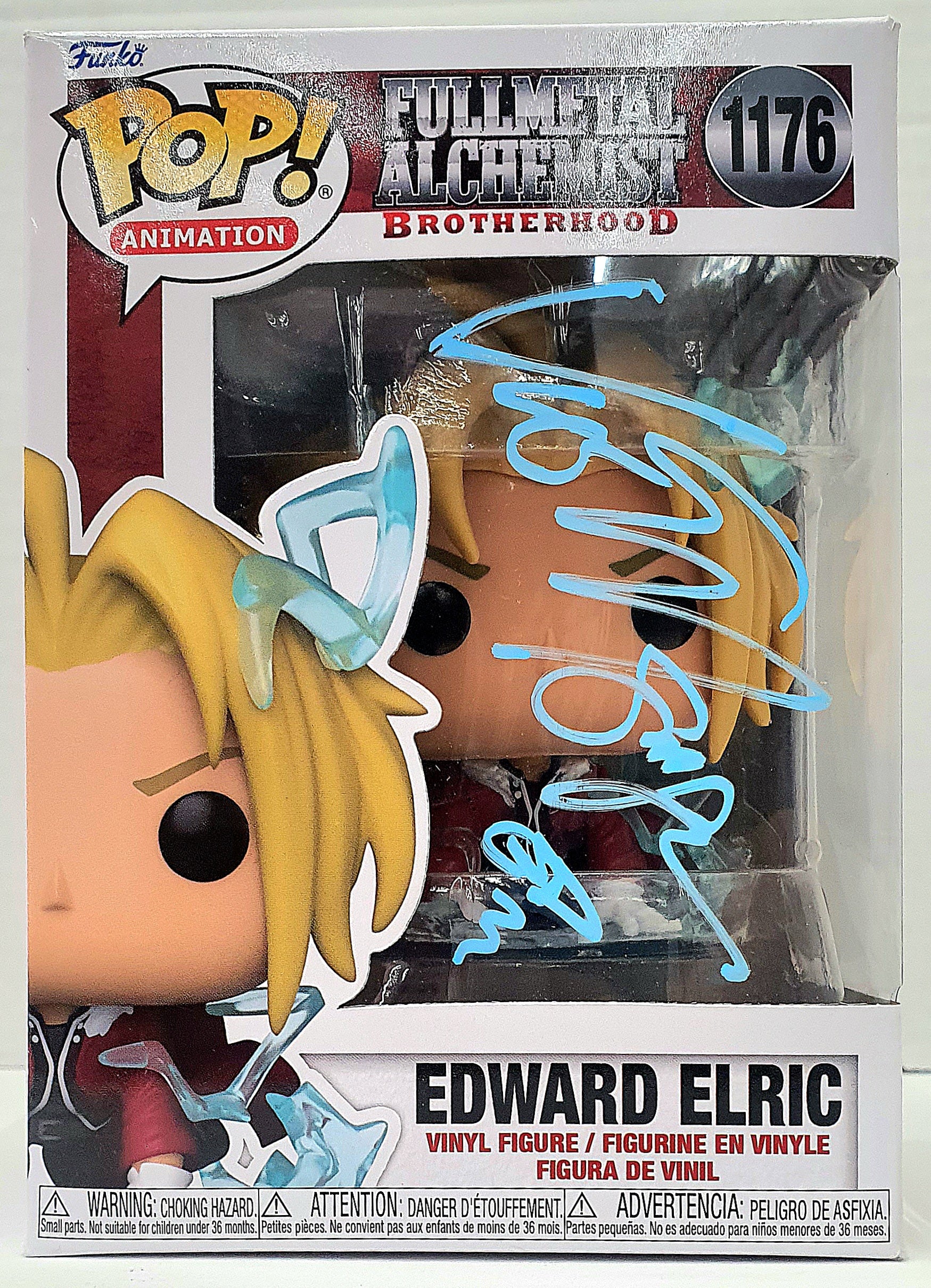 (SIGNED)Funko Pop! Animation Fullmetal Alchemist Brotherhood Edward Elric #1176
