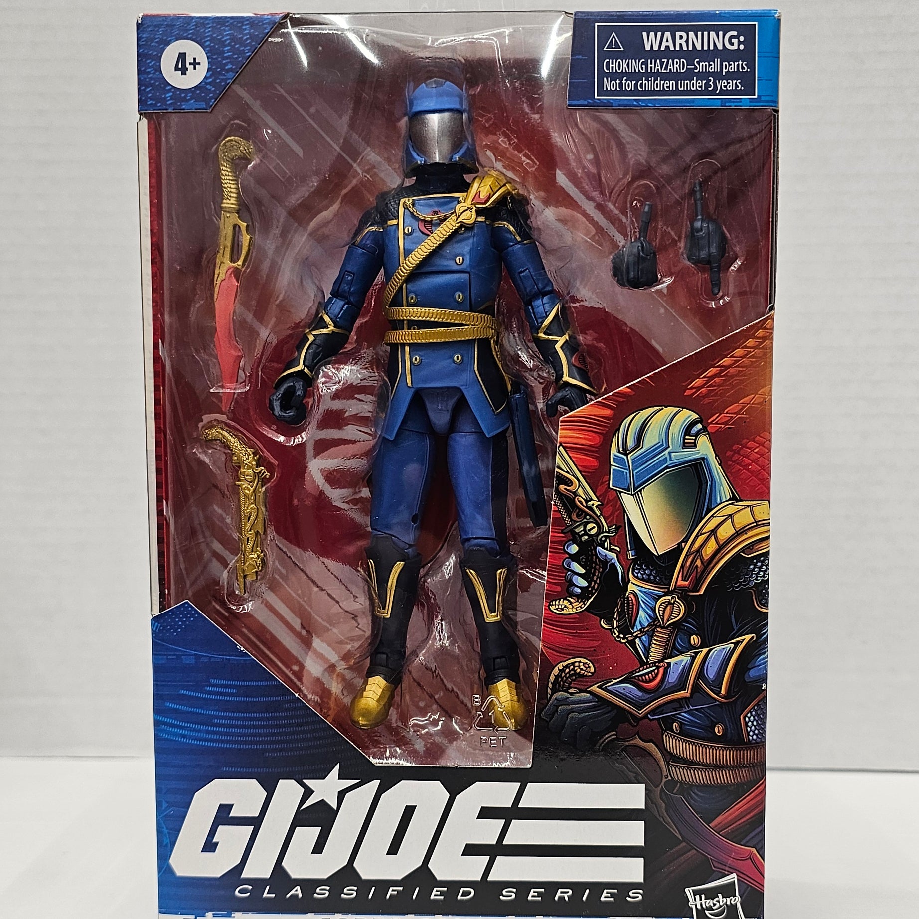 Hasbro GI Joe Classified Series Cobra Commander Regal Variant (Light Blue) 6" Inch Action Figure