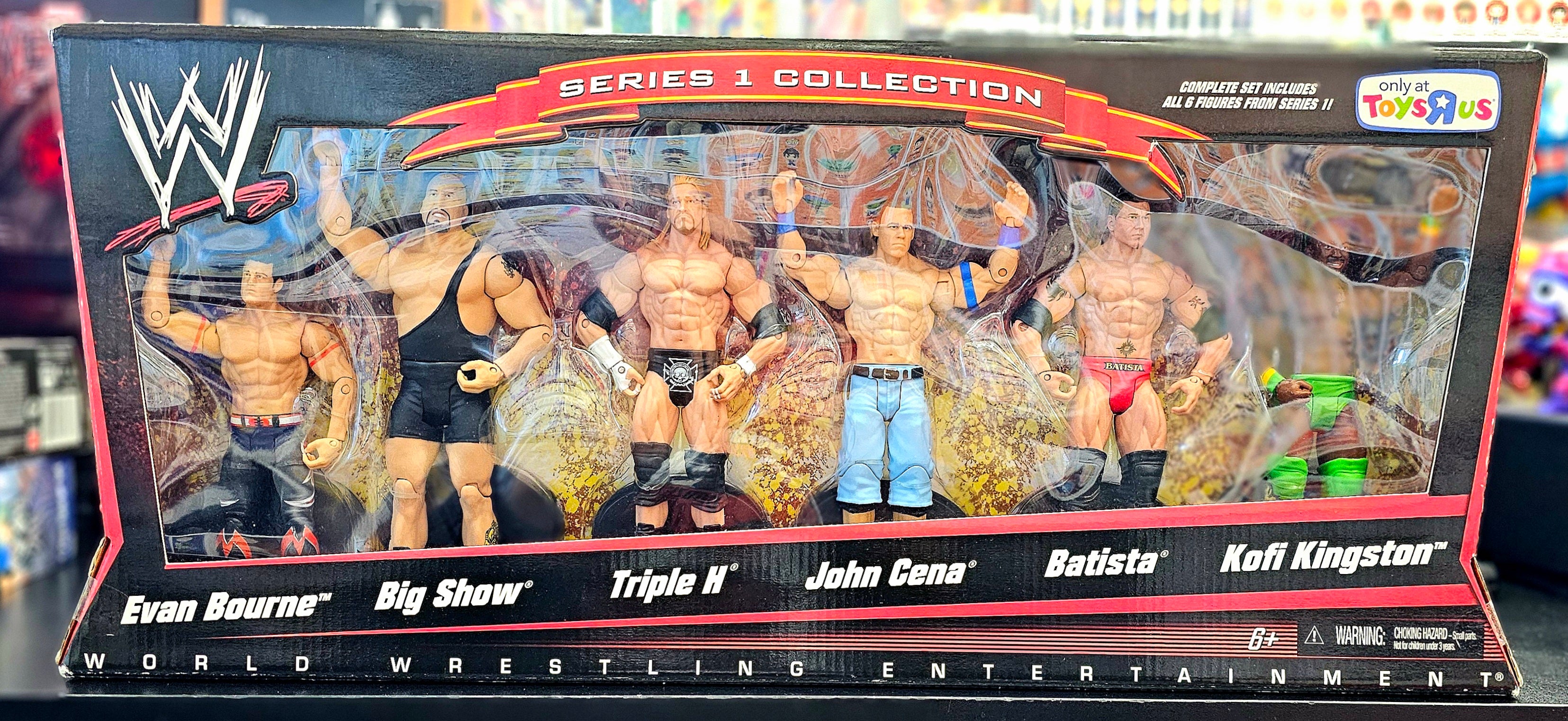 Mattel WWE Complete Series 1 Collection Six-Figure Box Set Toys R Us Exclusive
