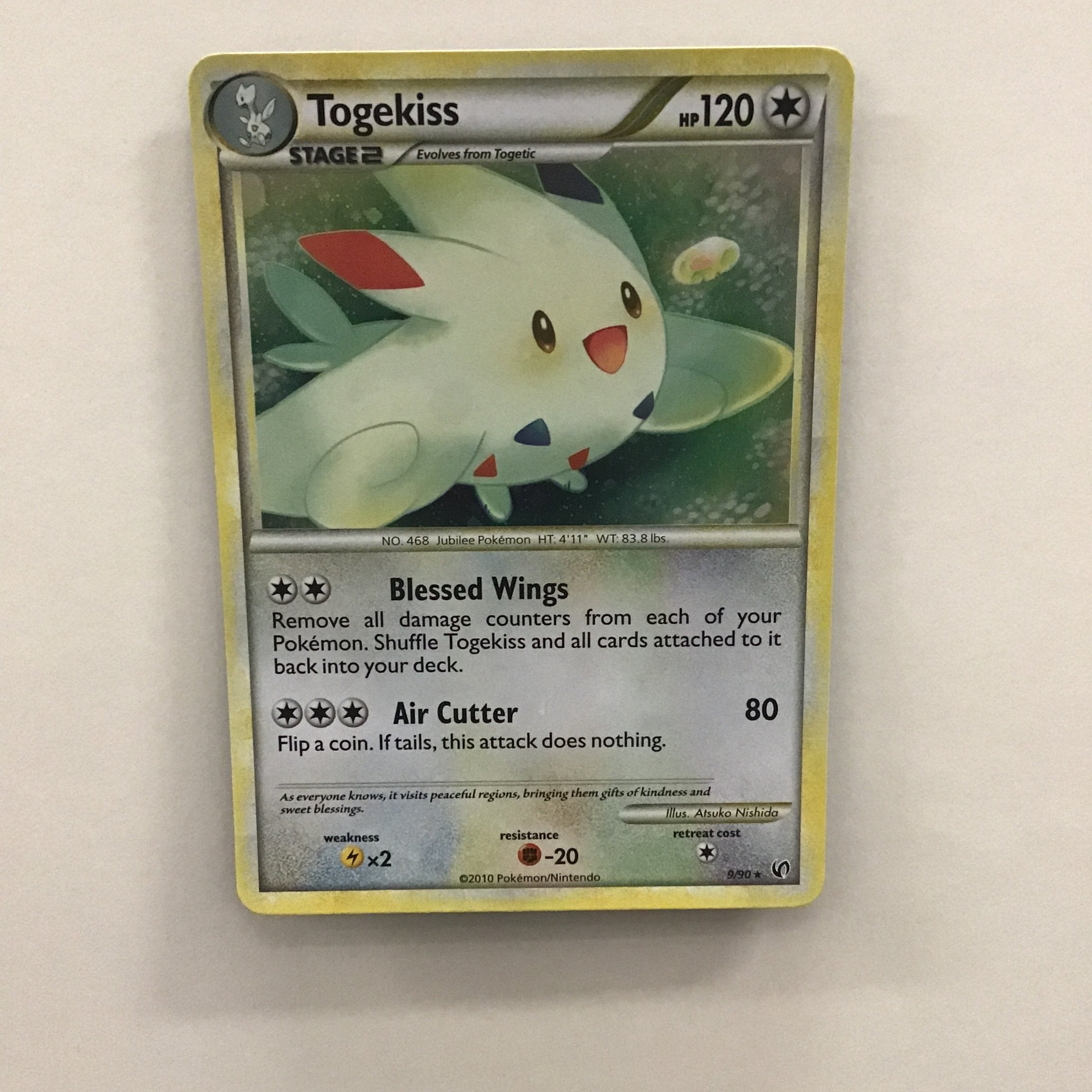 Pokémon TCG - HS-Undaunted Togekiss 9/90 NM