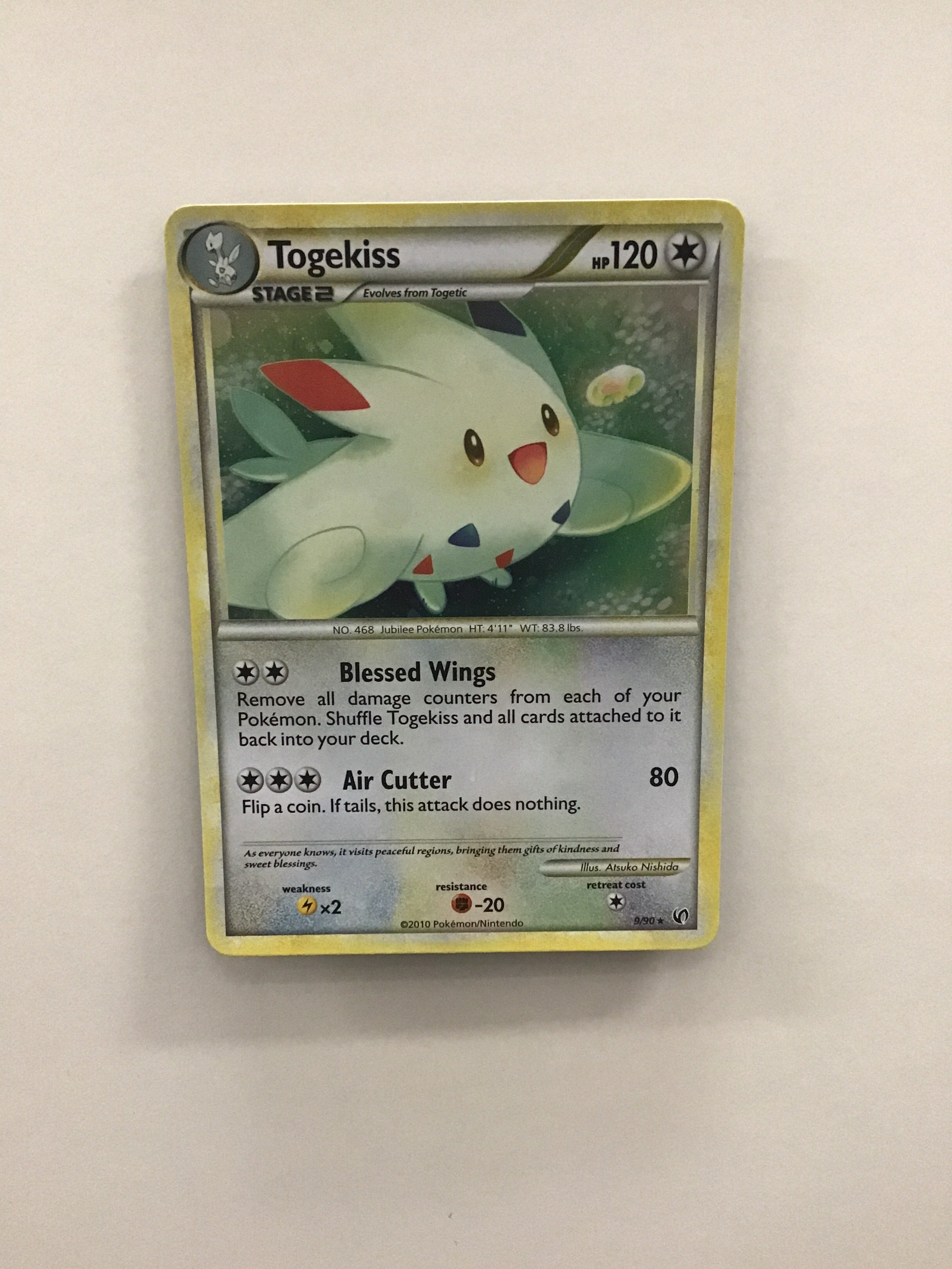 Pokémon TCG - HS-Undaunted Togekiss 9/90 NM