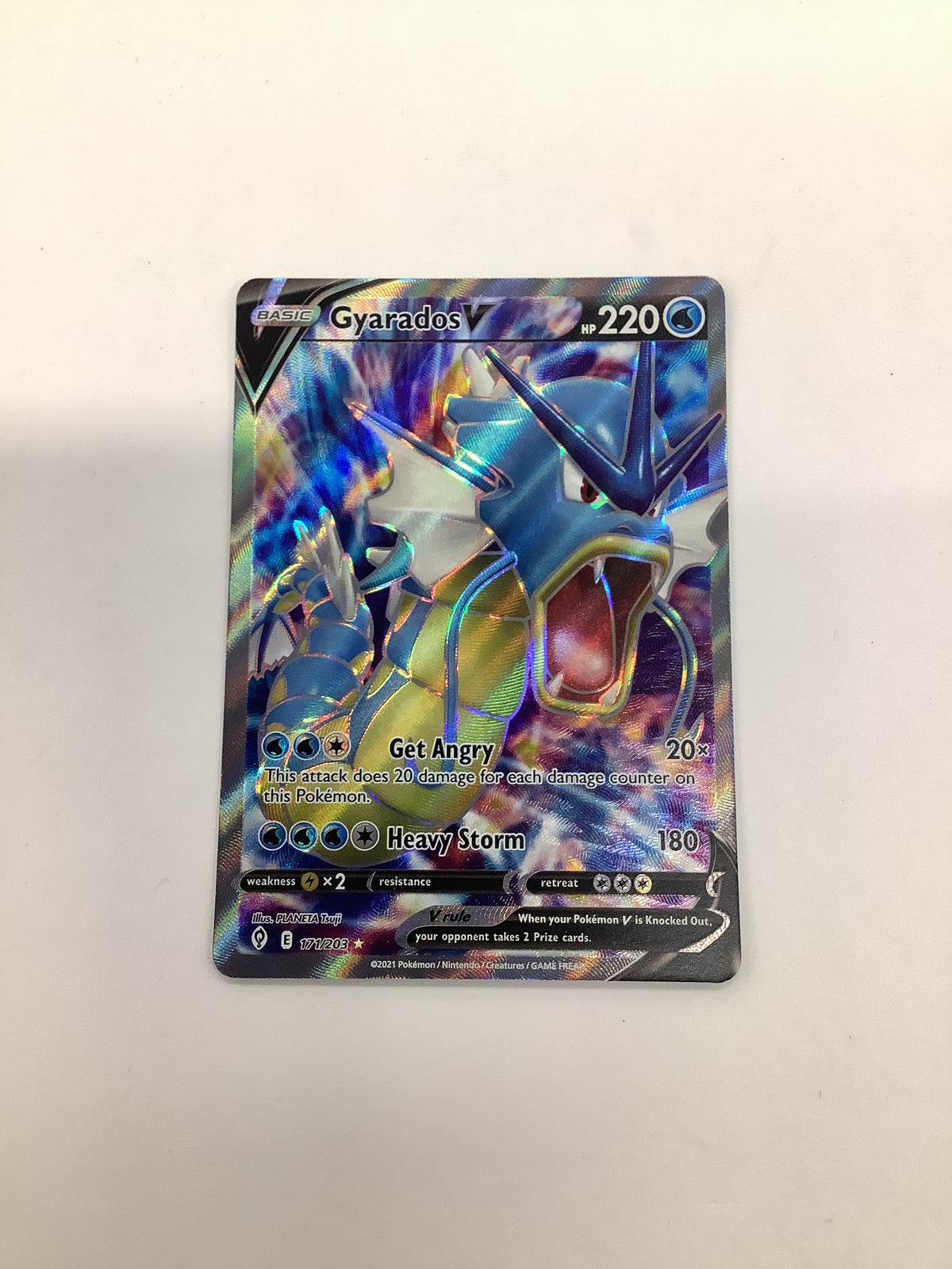 Pokémon TCG - Evolving Skies Gyarados V 171/203 NM
