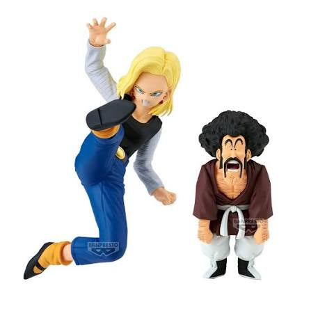 Bandai Banpresto Dragon Ball Z Match Makers Android 18 vs Mr Satan Statue