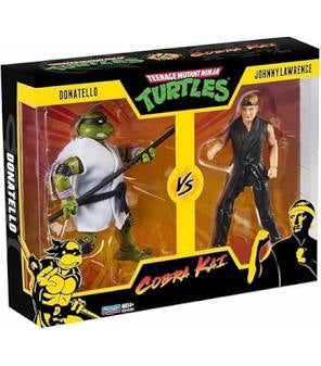 Playmates Teenage Mutant Ninja Turtles VS Cobra Kai Donatello & Johnny Lawrence Action Figure