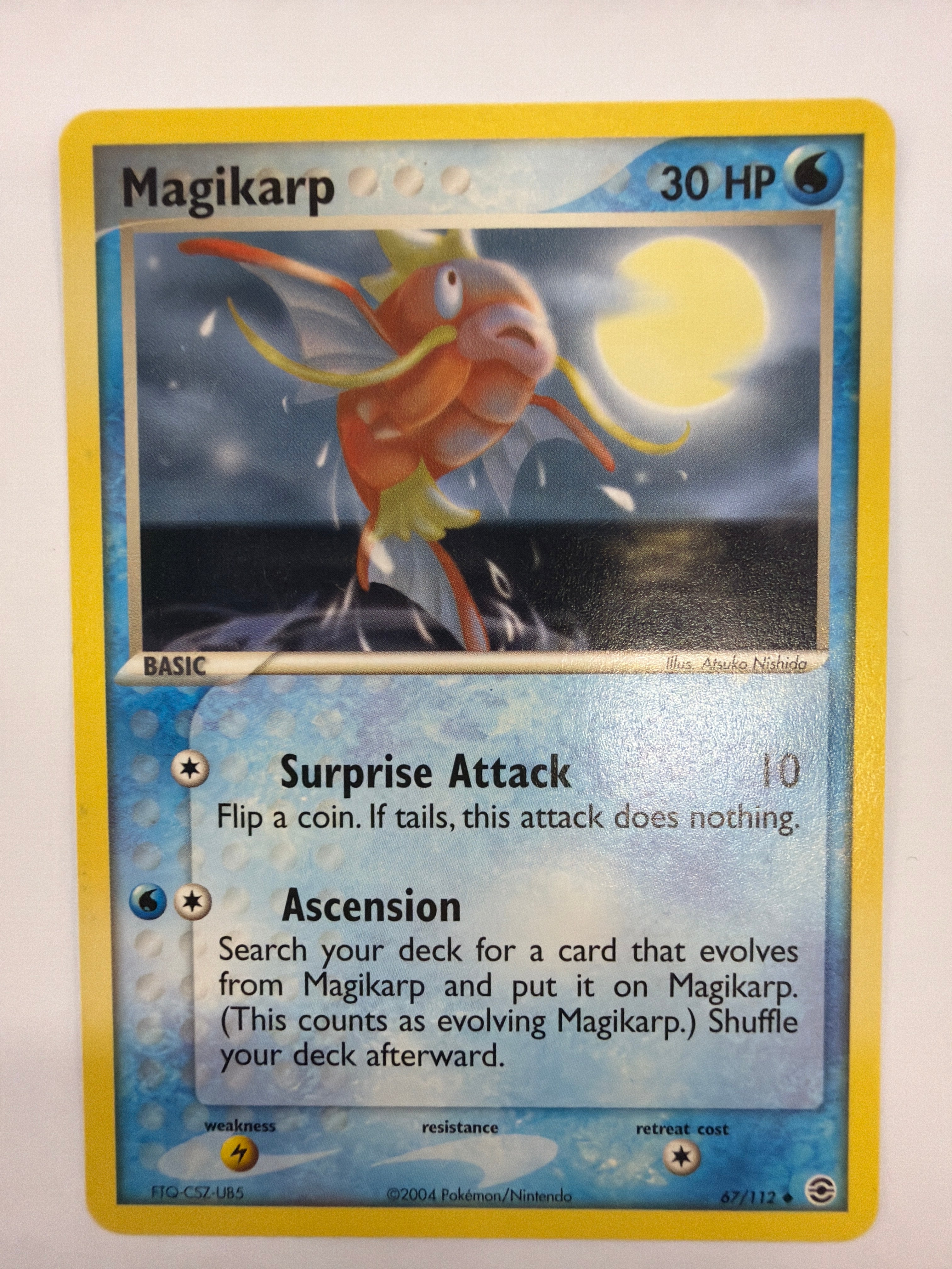 Pokémon TCG - FireRed & LeafGreen Magikarp 67/112 Non-Holo NM