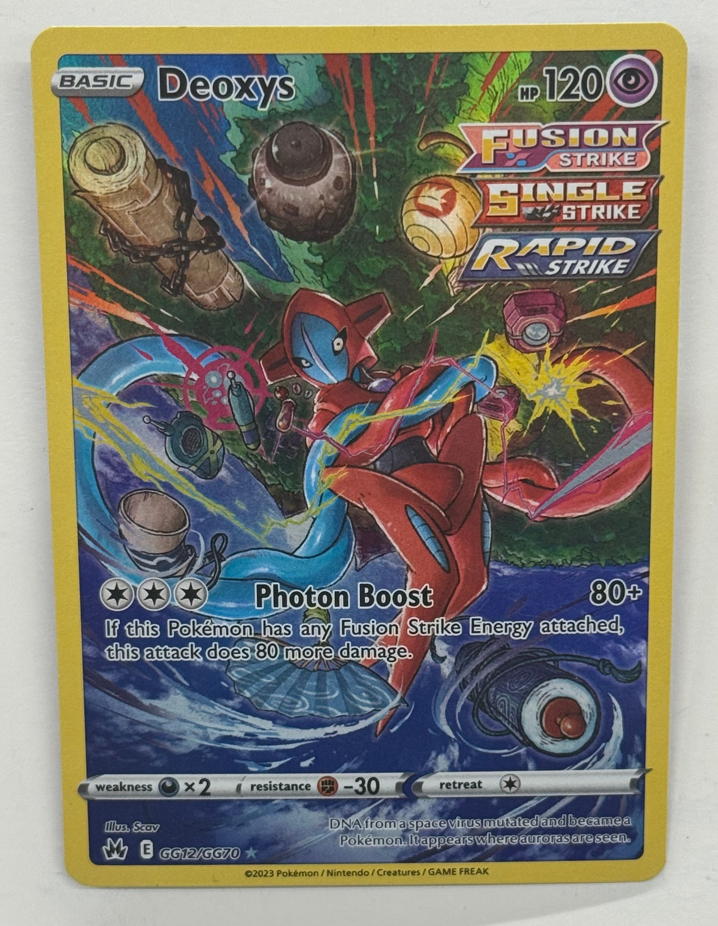Pokémon TCG - Crown Zenith Deoxys GG12/GG70 NM