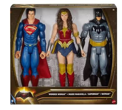 Mattel DC Comics Batman vs Superman Wonder Woman Superman and Batman Action Figures