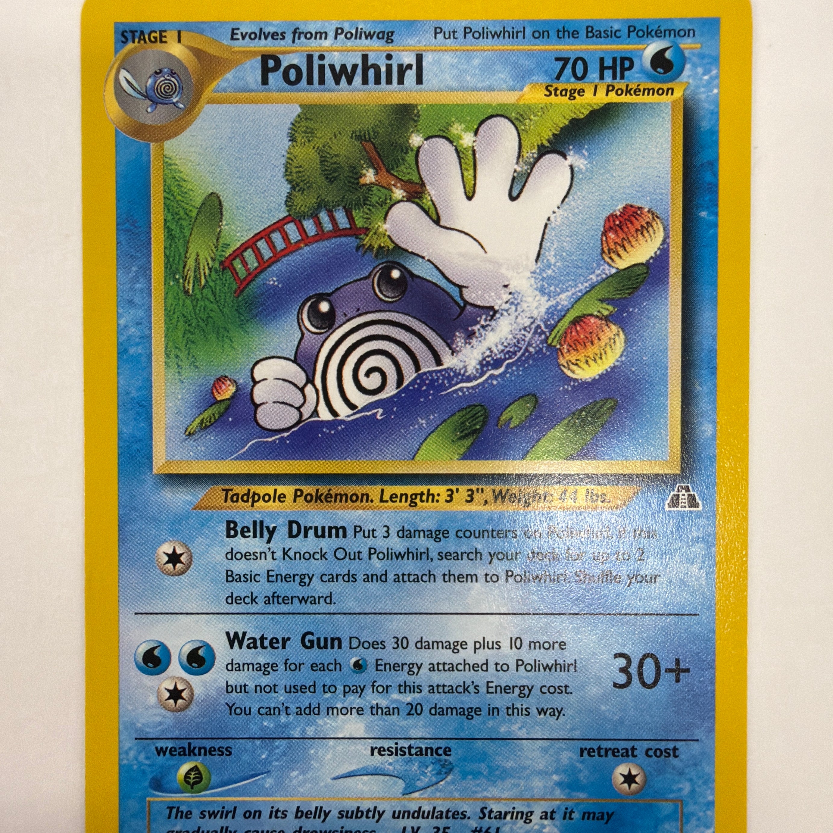 Pokémon TCG - Neo Discovery Unlimited Poliwhirl 44/75 NM