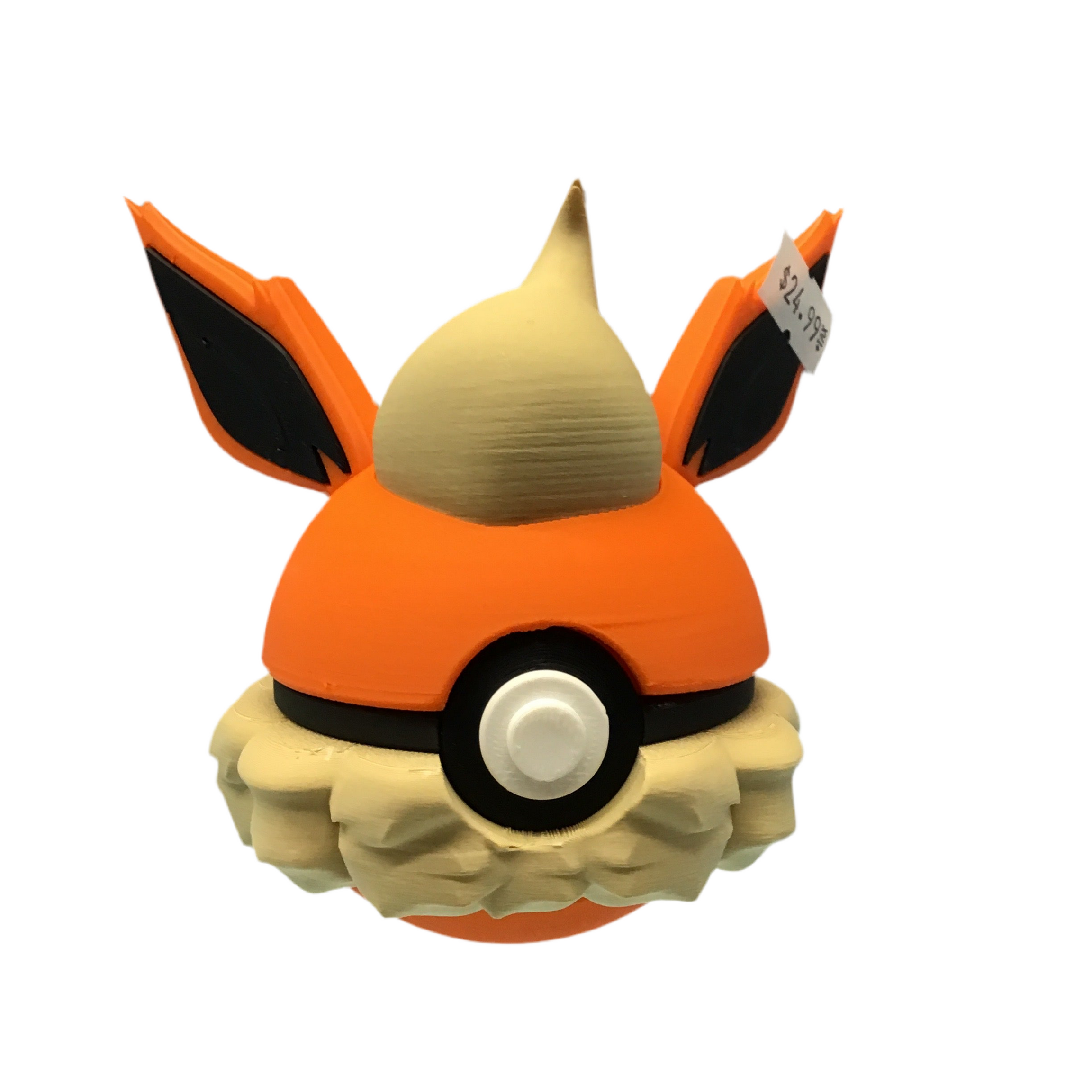 Custom 3D Printed Pokemon Ball Flareon