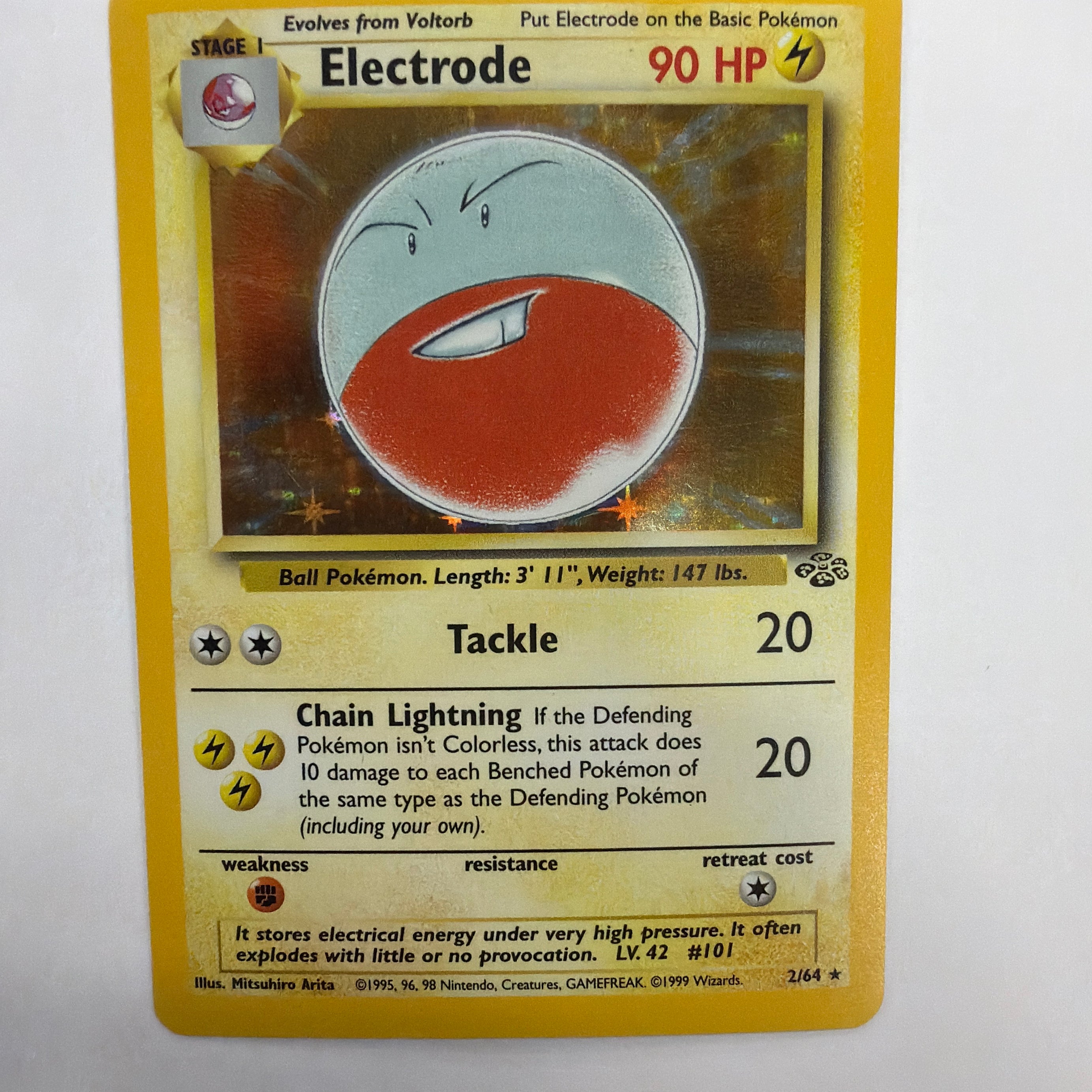 Pokémon TCG - Jungle Unlimited Electrode Holo 2/64 NM