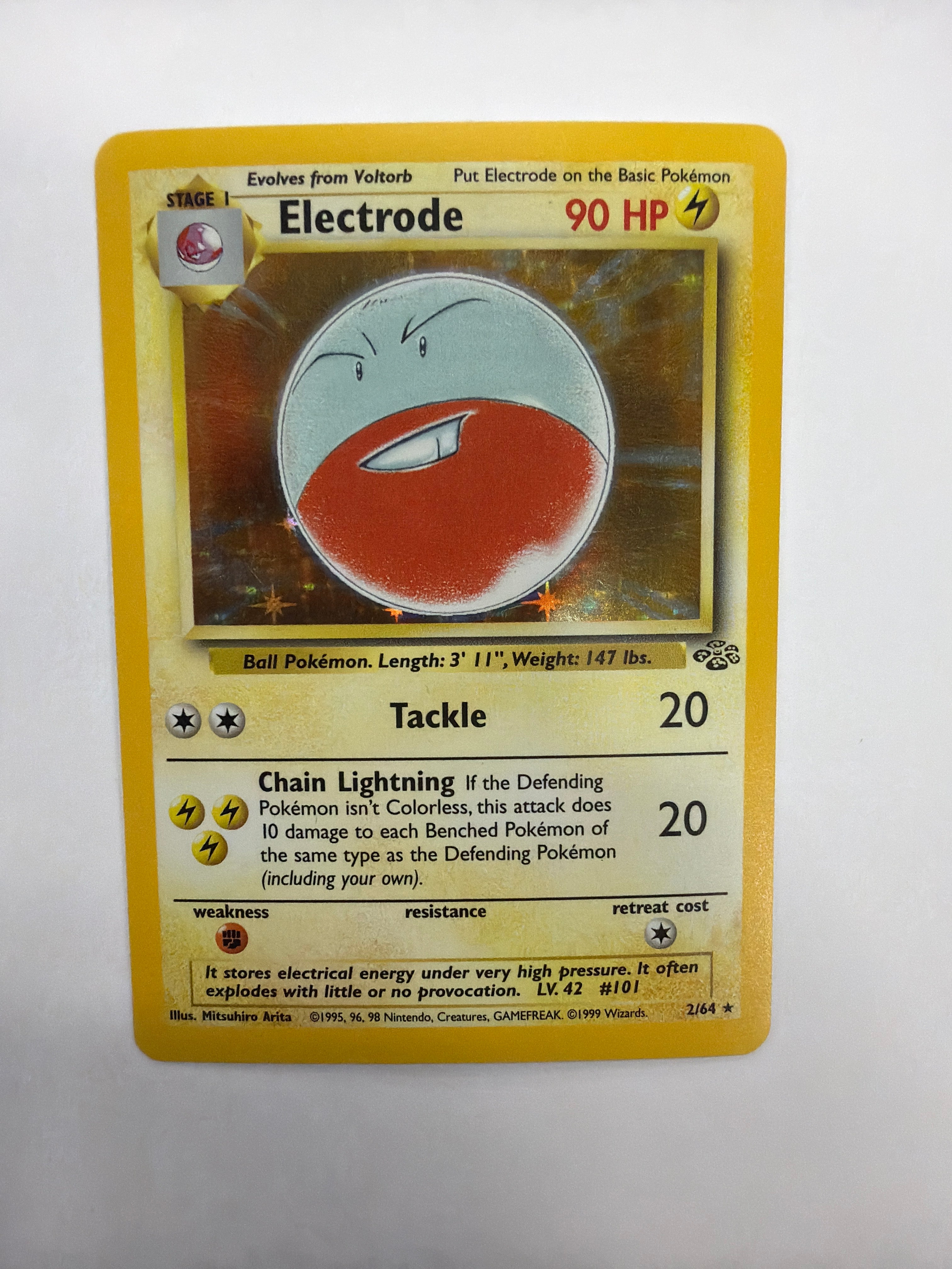 Pokémon TCG - Jungle Unlimited Electrode Holo 2/64 NM