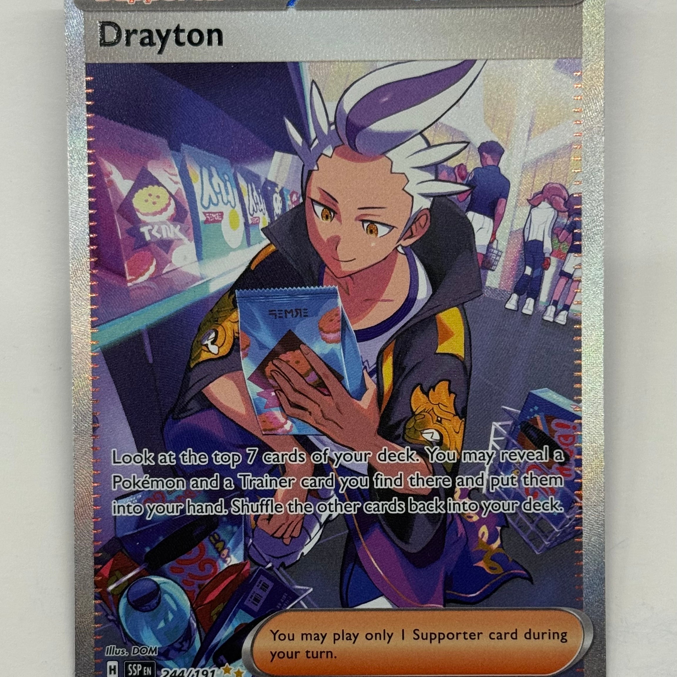 Pokémon TCG - Surging Sparks Drayton 244/191 NM