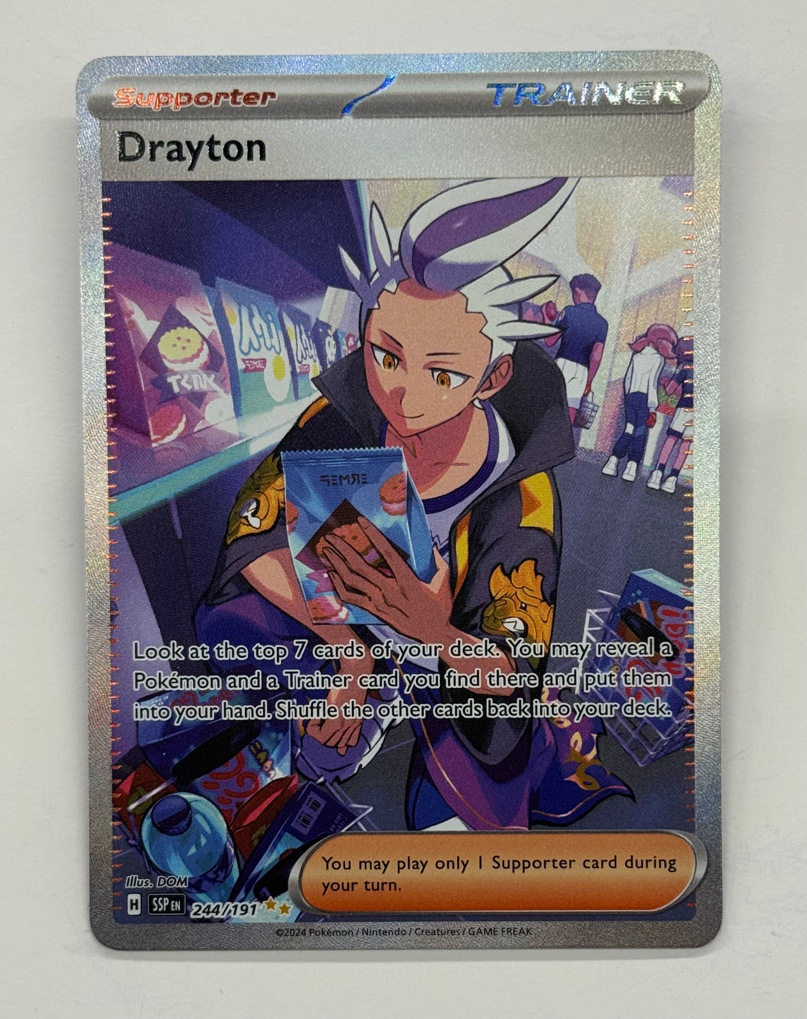 Pokémon TCG - Surging Sparks Drayton 244/191 NM