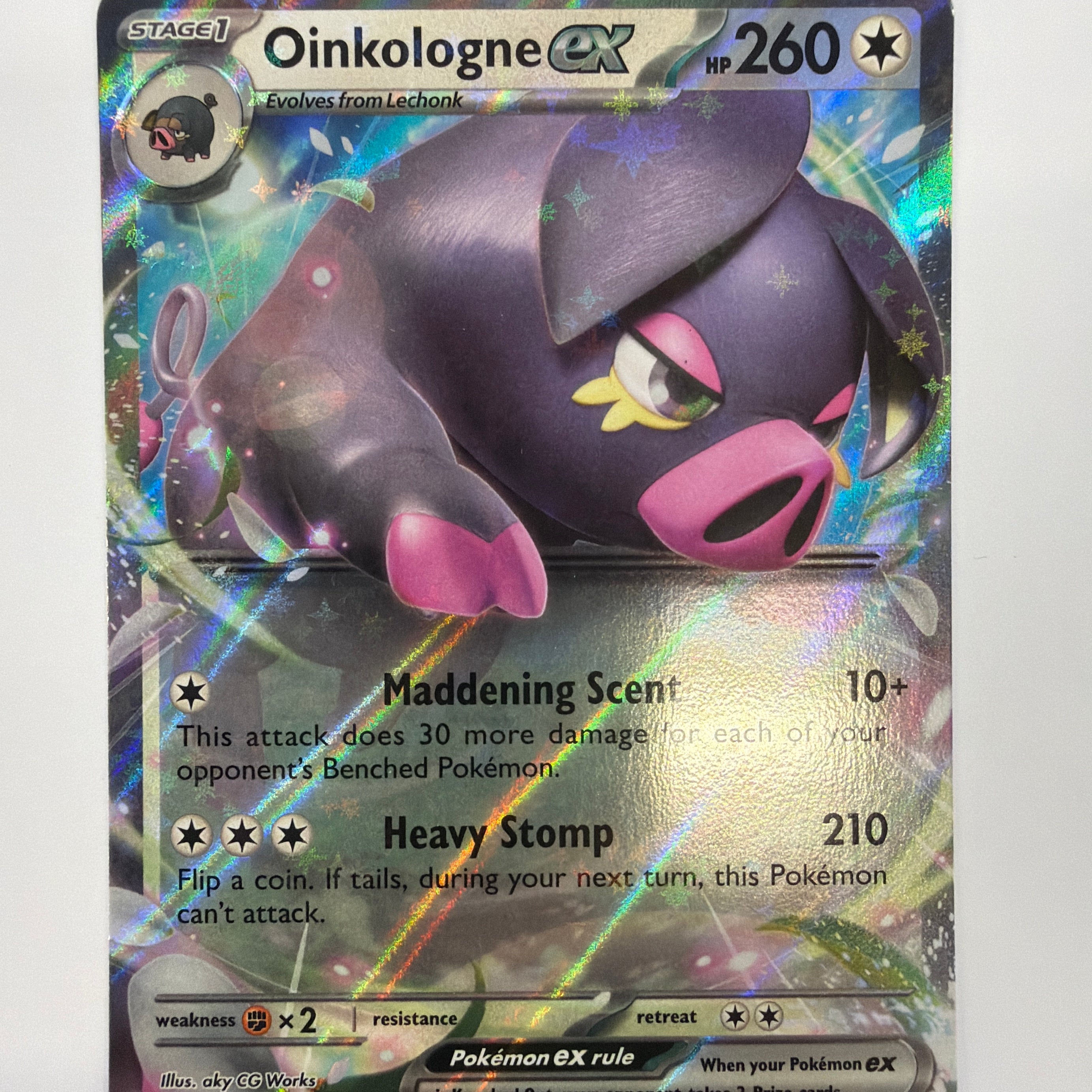 Pokémon TCG - Scarlet & Violet Oinkologne ex 158/198 NM