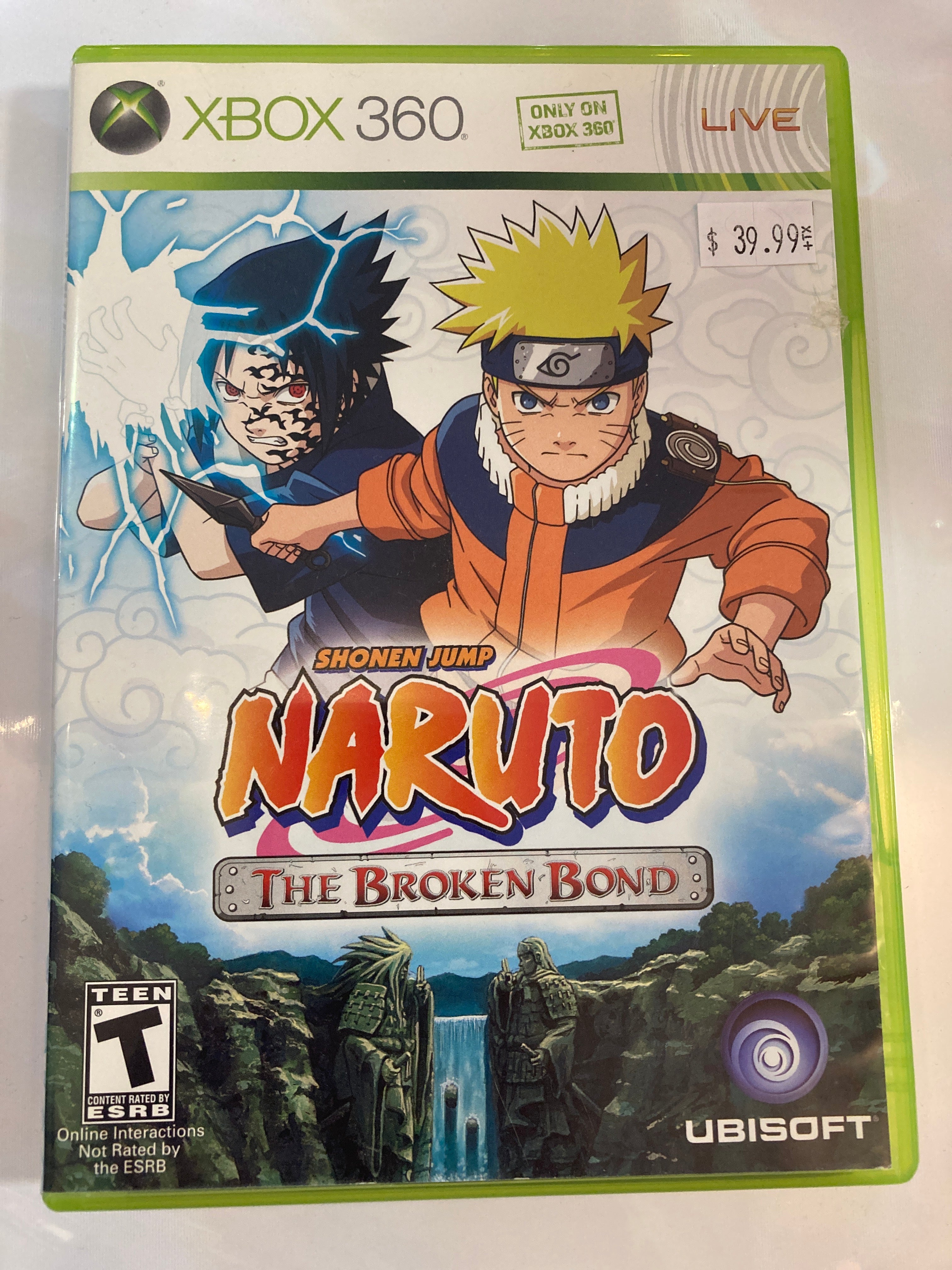 Xbox 360 Naruto The Broken Bond Game – True Believers Gaming and