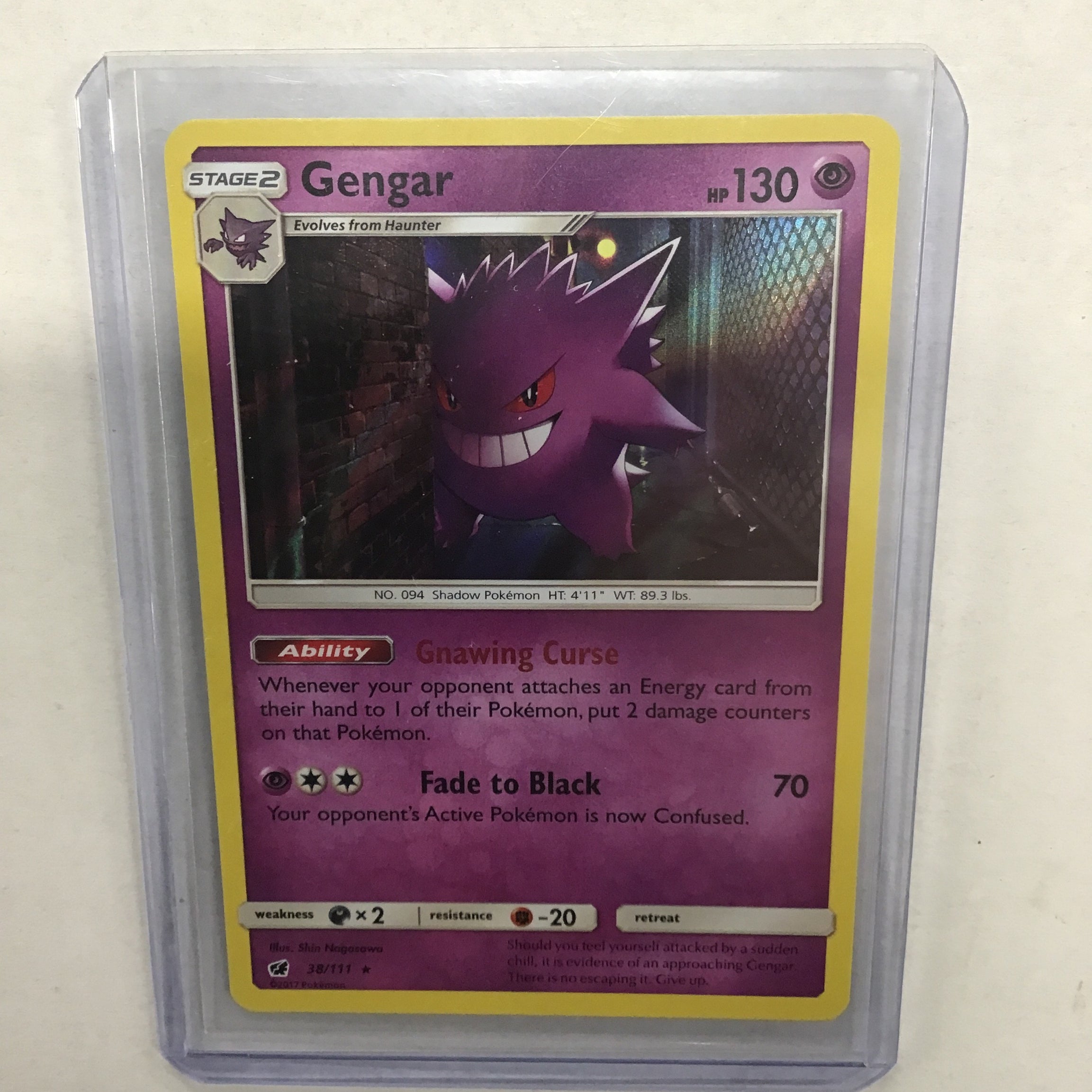 Pokémon TCG - Crimson Invasion Gengar 38/111 NM