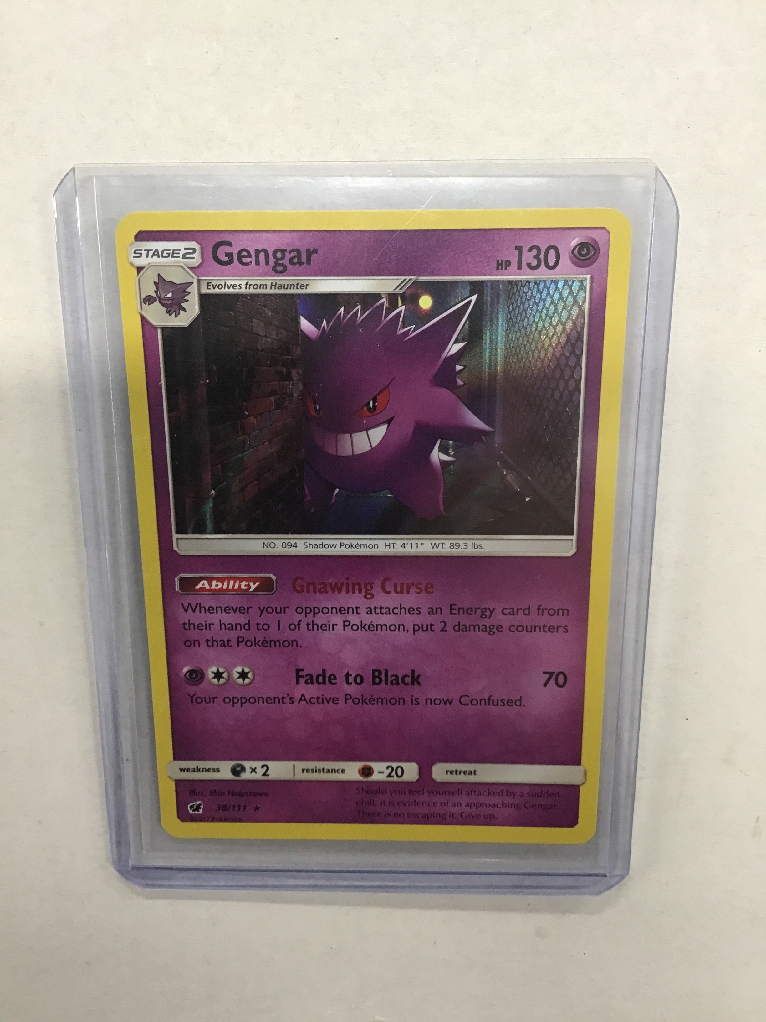 Pokémon TCG - Crimson Invasion Gengar 38/111 NM