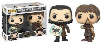 Funko Pop television Game of Thrones Battle Of The Bastards 2 pack Jon Snow & Ramsay Bolton