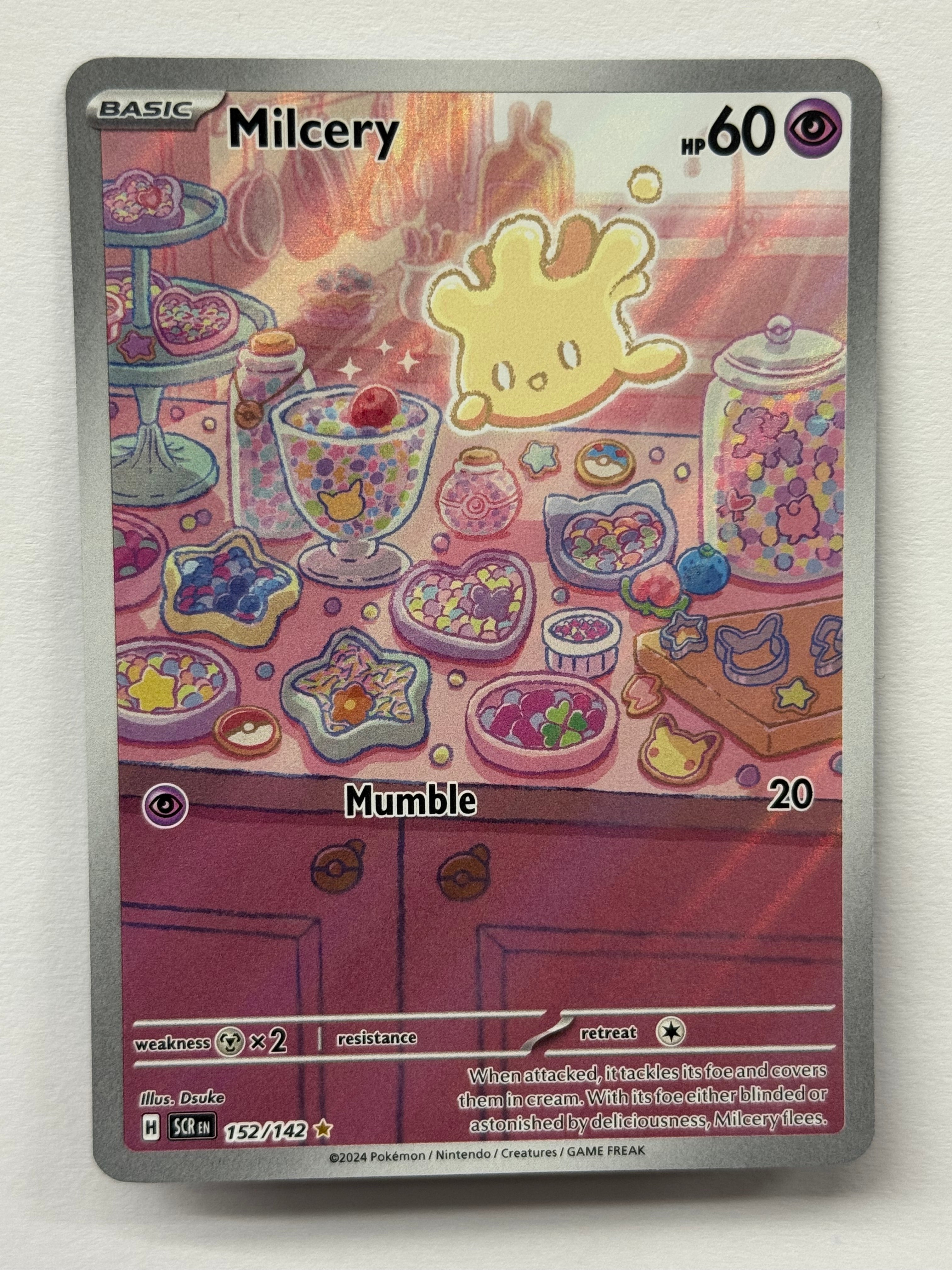 Pokémon TCG - Stellar Crown Milcery 152/142 NM