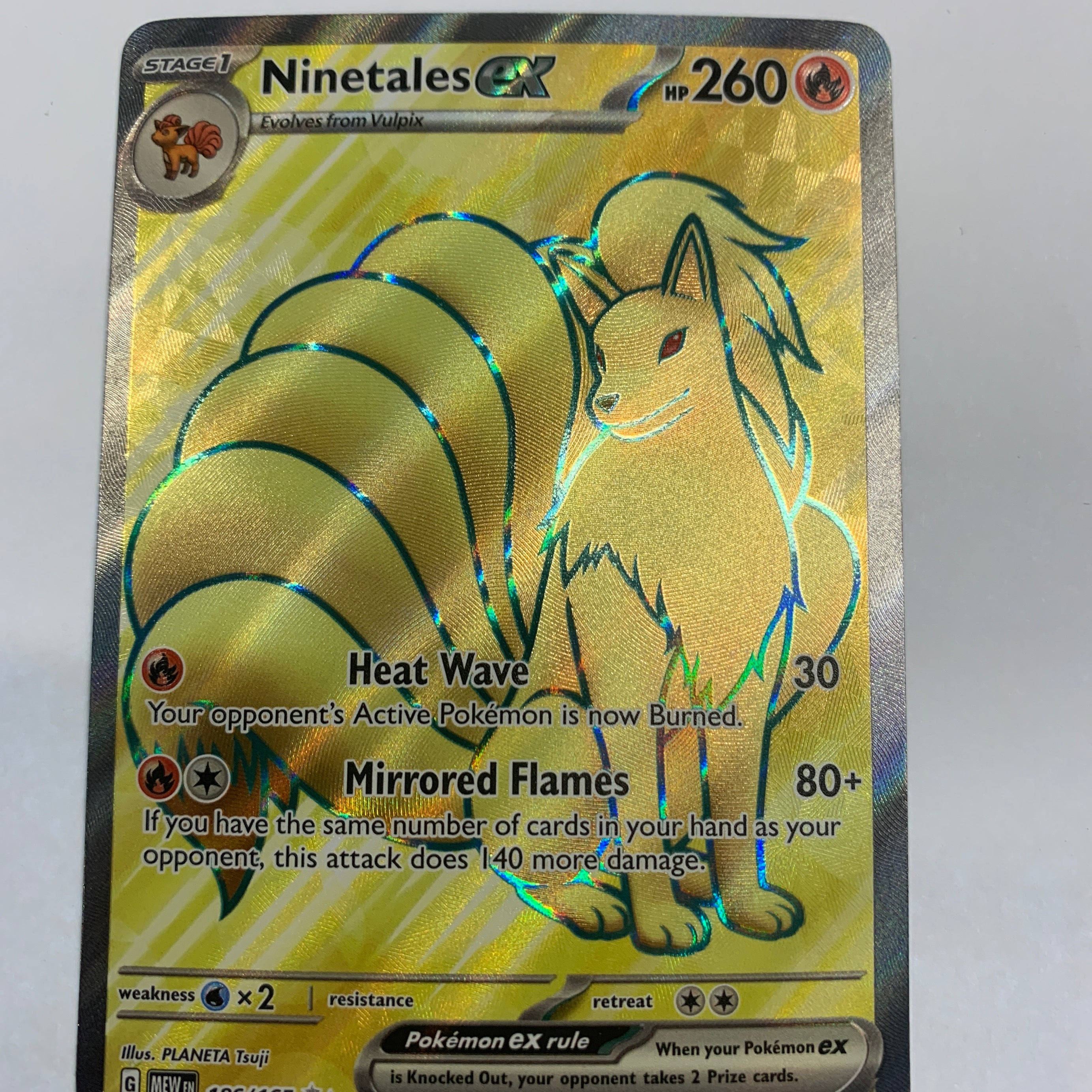Pokémon TCG - 151 Ninetales 186/165 NM