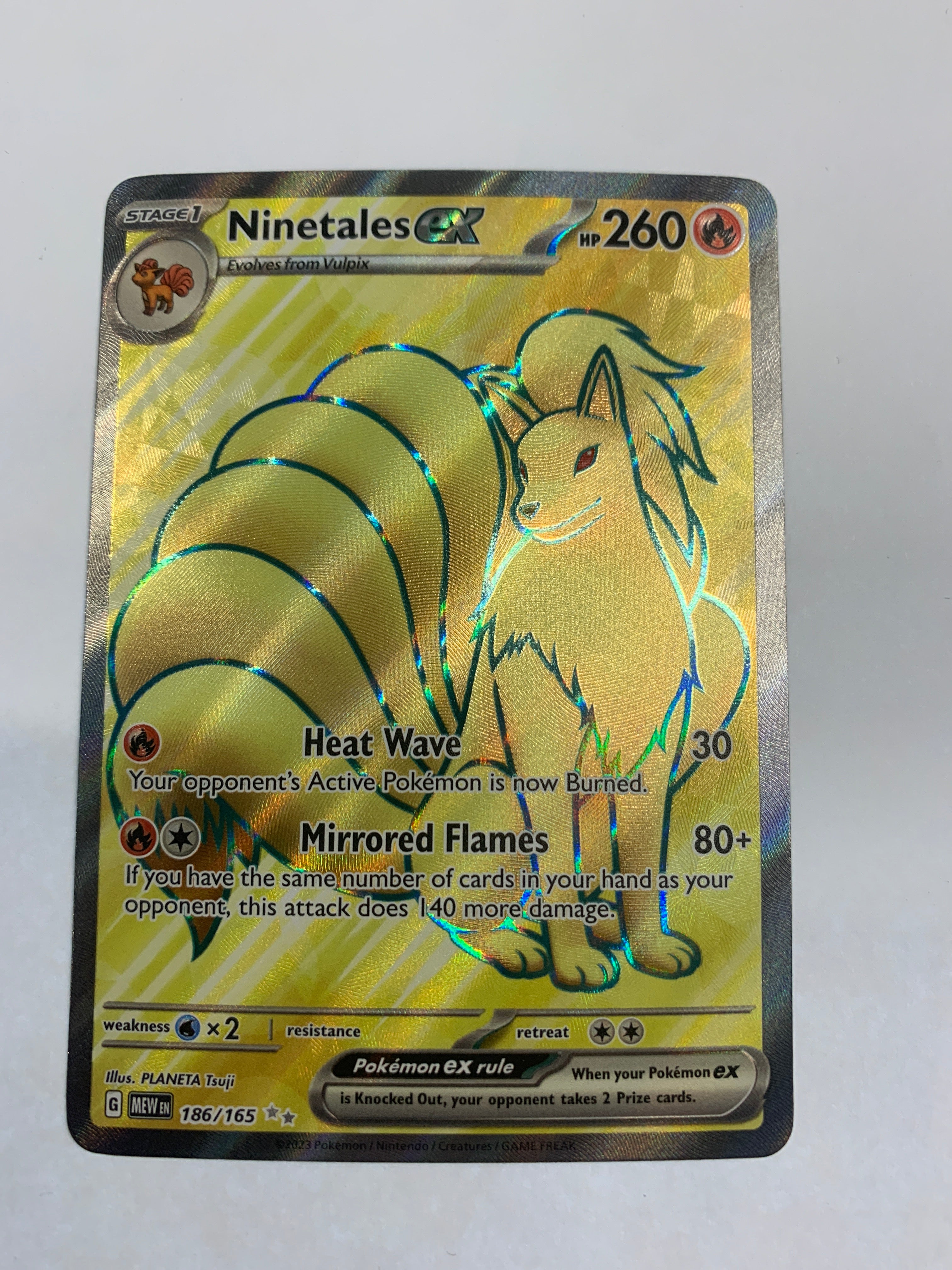 Pokémon TCG - 151 Ninetales 186/165 NM