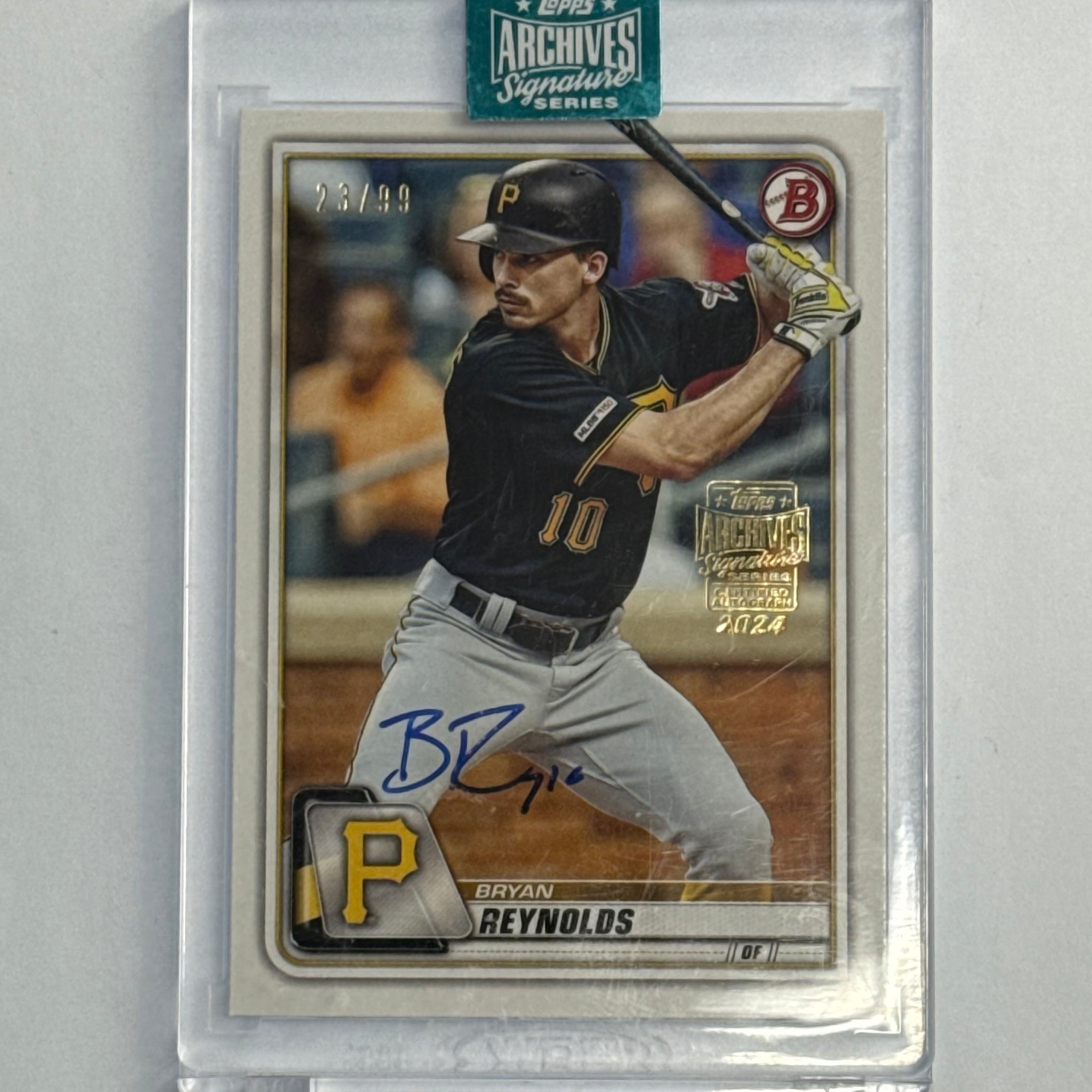 2024 Topps Archives Signature Series Bryan Reynolds Certified Autograph #31 Numbered 23/99