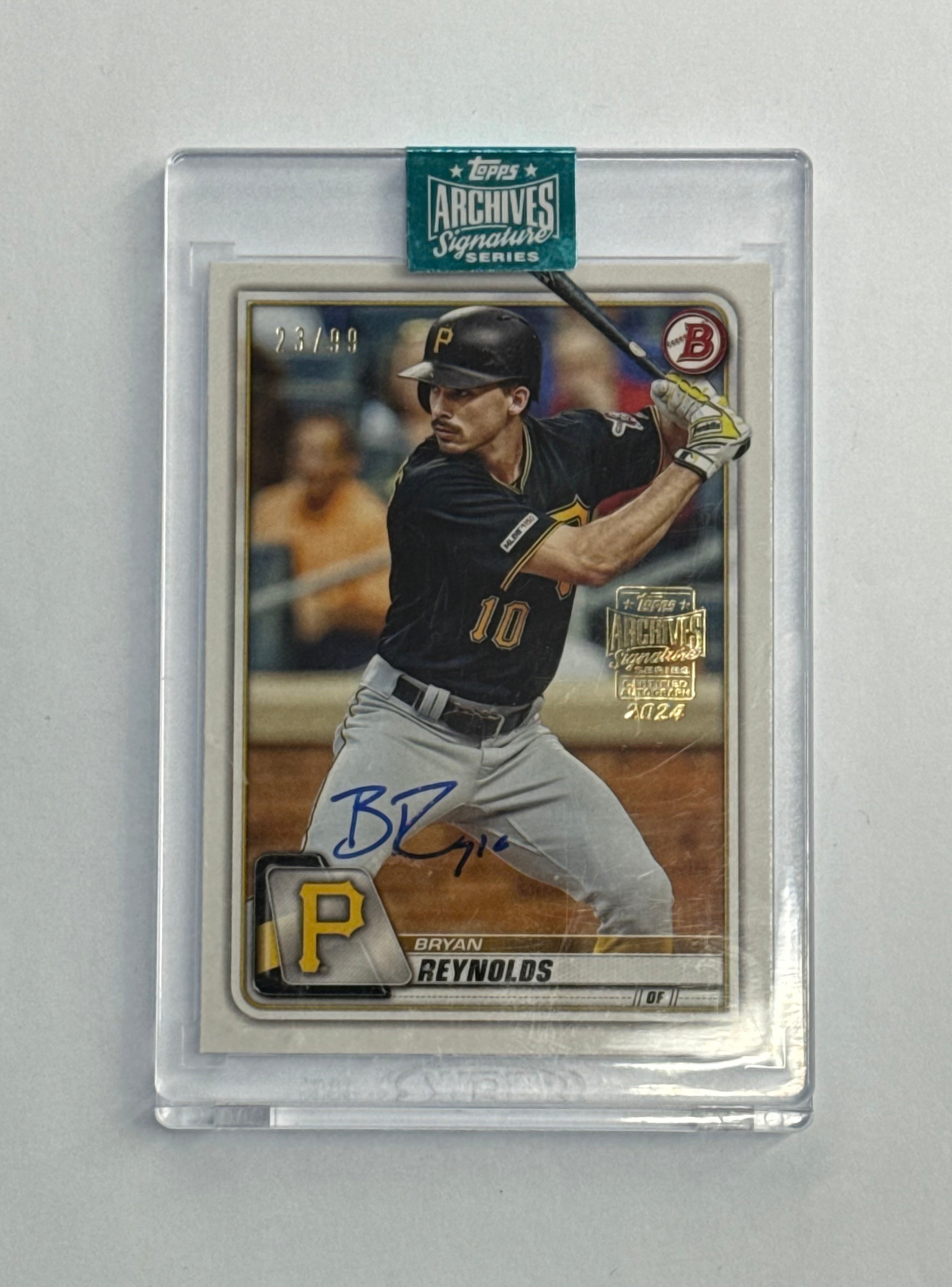 2024 Topps Archives Signature Series Bryan Reynolds Certified Autograph #31 Numbered 23/99