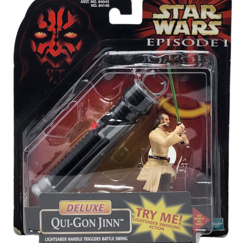 Hasbro Star Wars Episode I Deluxe Qui-Gon Jinn Figure