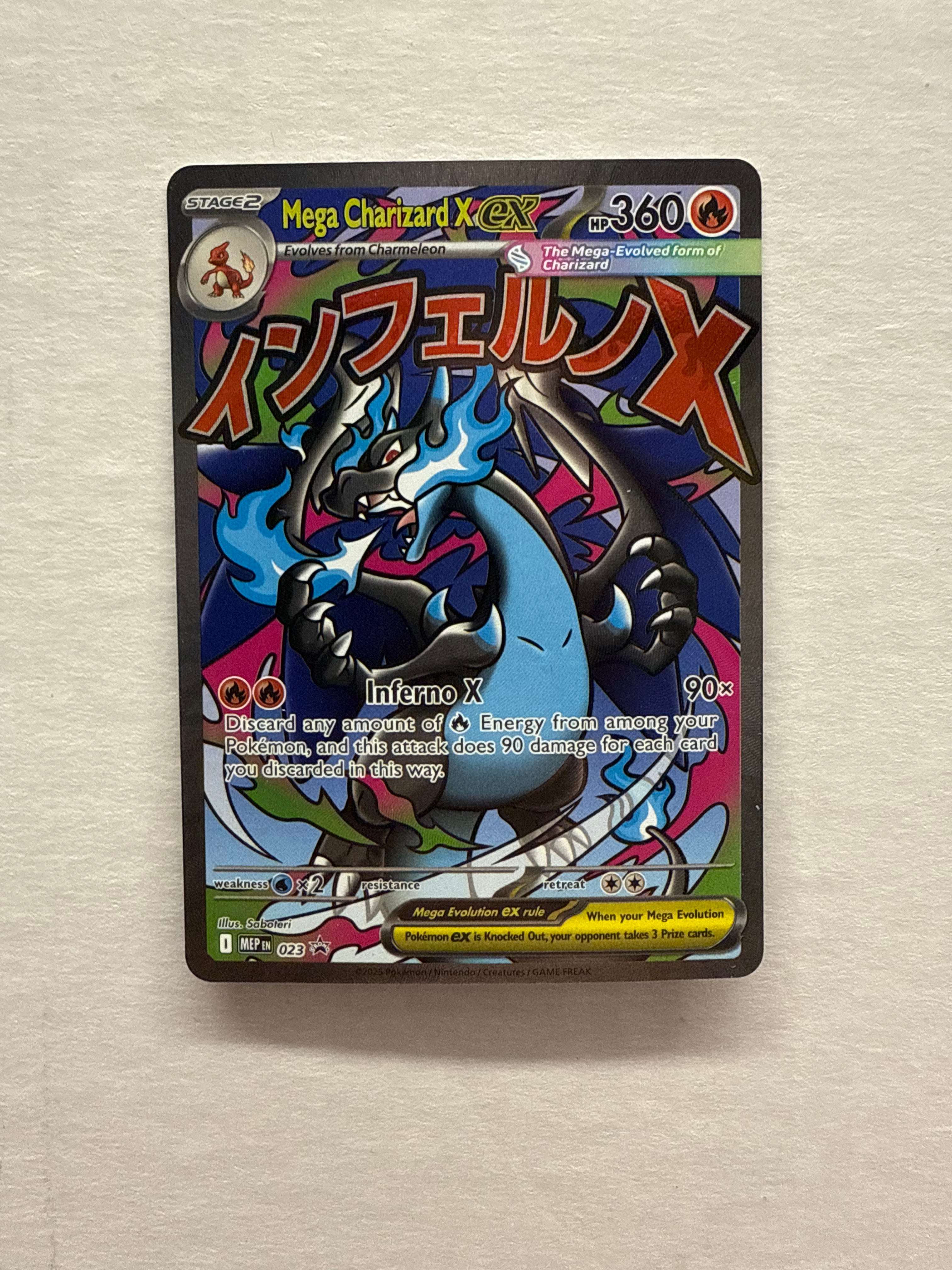 Pokémon TCG - Mega Evolution Promo Mega Charizard X ex 023 NM