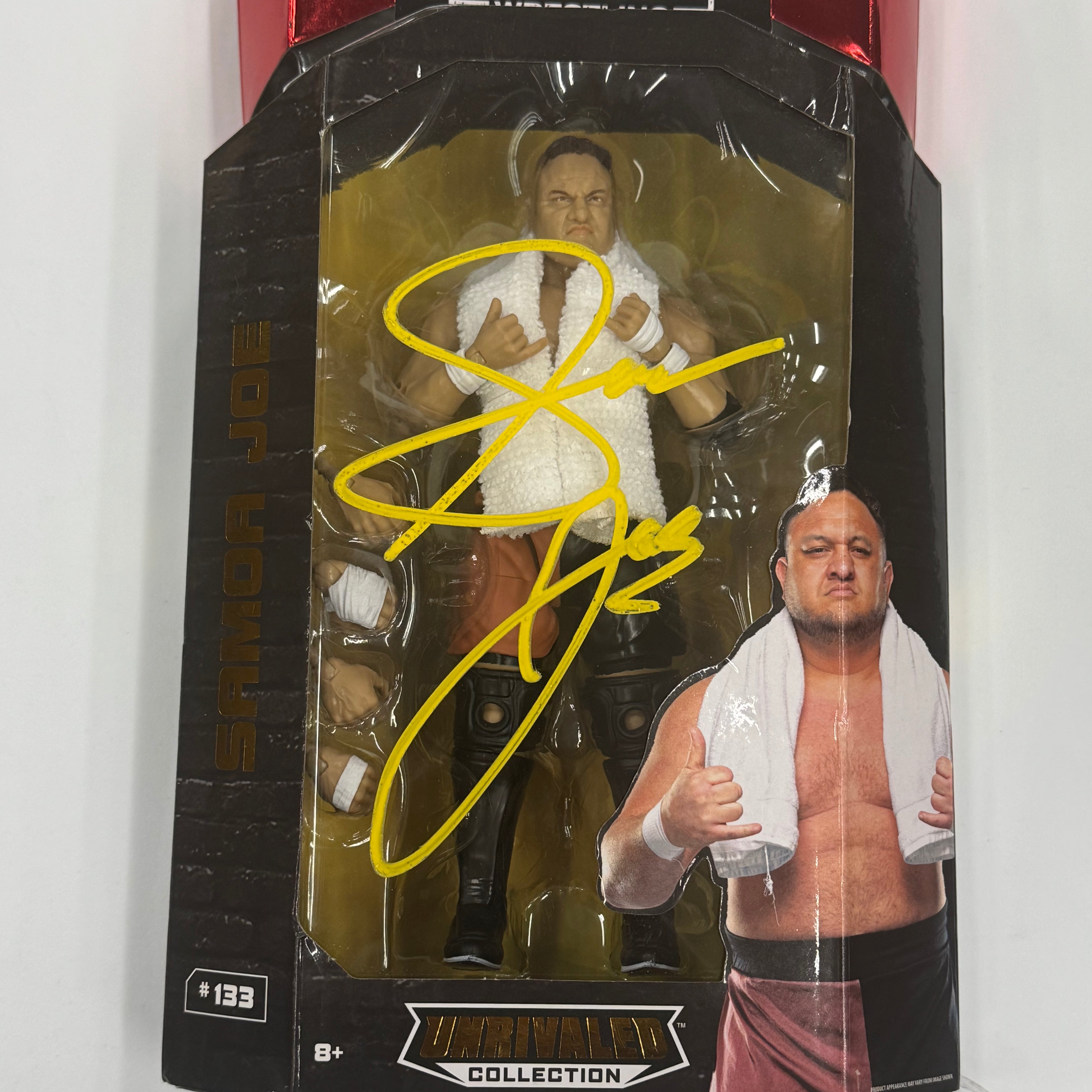 AEW Jazwares Unrivaled Samoa Joe Target Exclusive Signed W/ JSA Cerftication