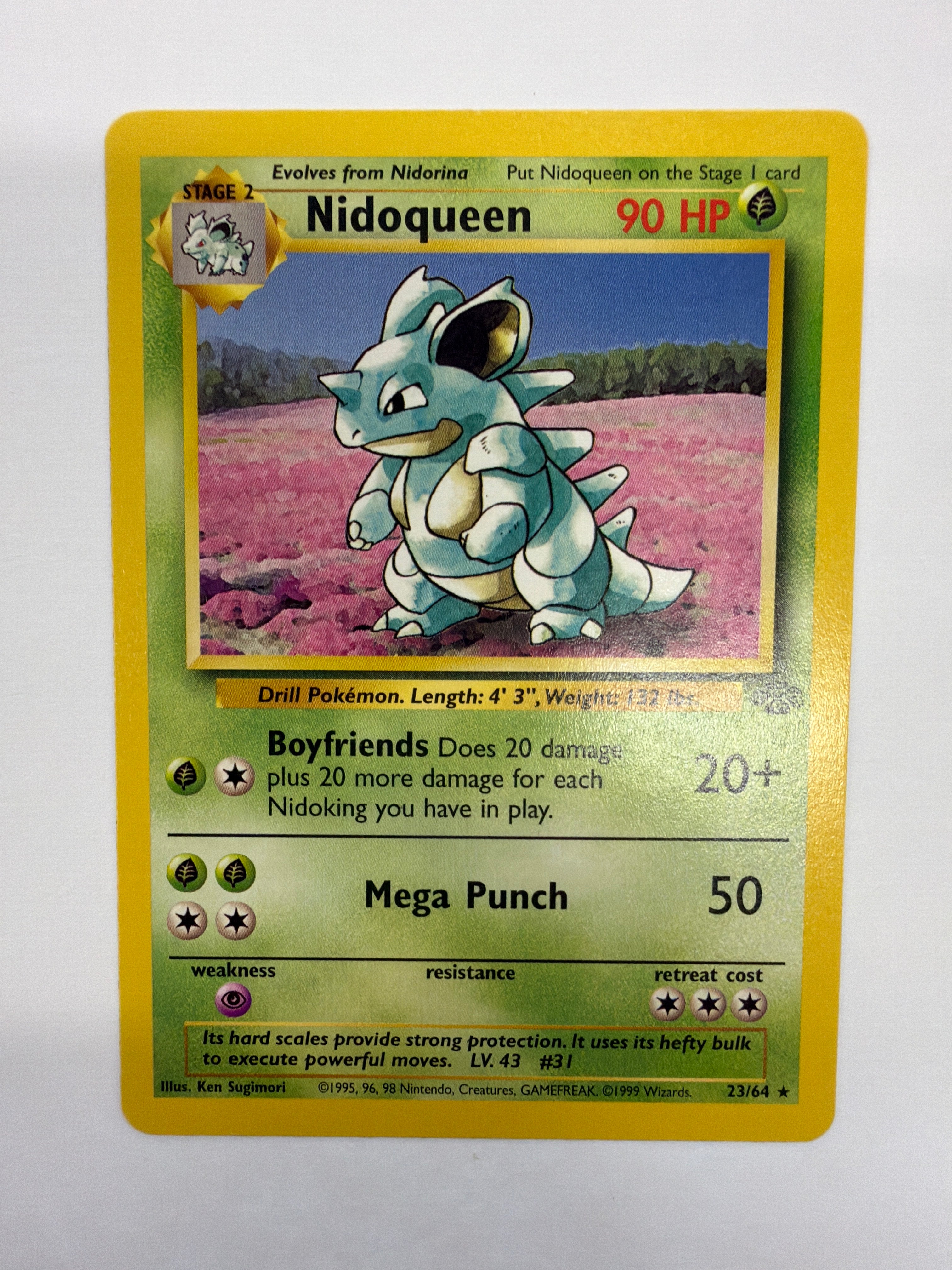 Pokémon TCG - Jungle Unlimited Nidoqueen 23/64 Non-Holo NM