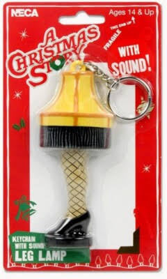 NECA A Christmas Story Leg Lamp Keychain with Sound
