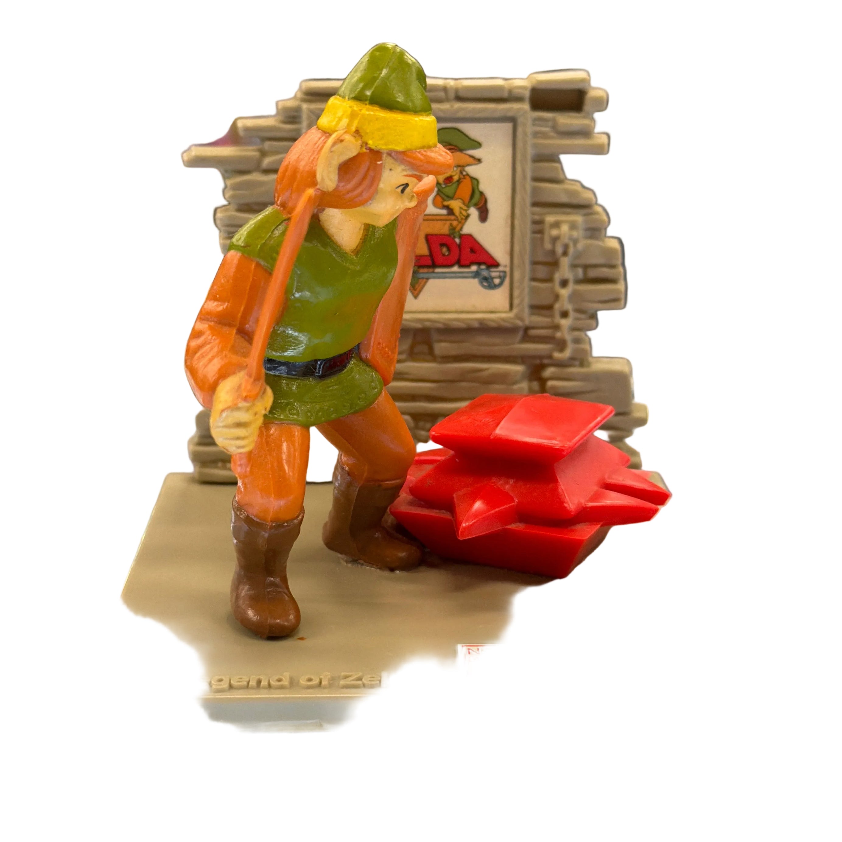 1988 The Legend of Zelda "A Trap Attacks Link" Trophy Figurw