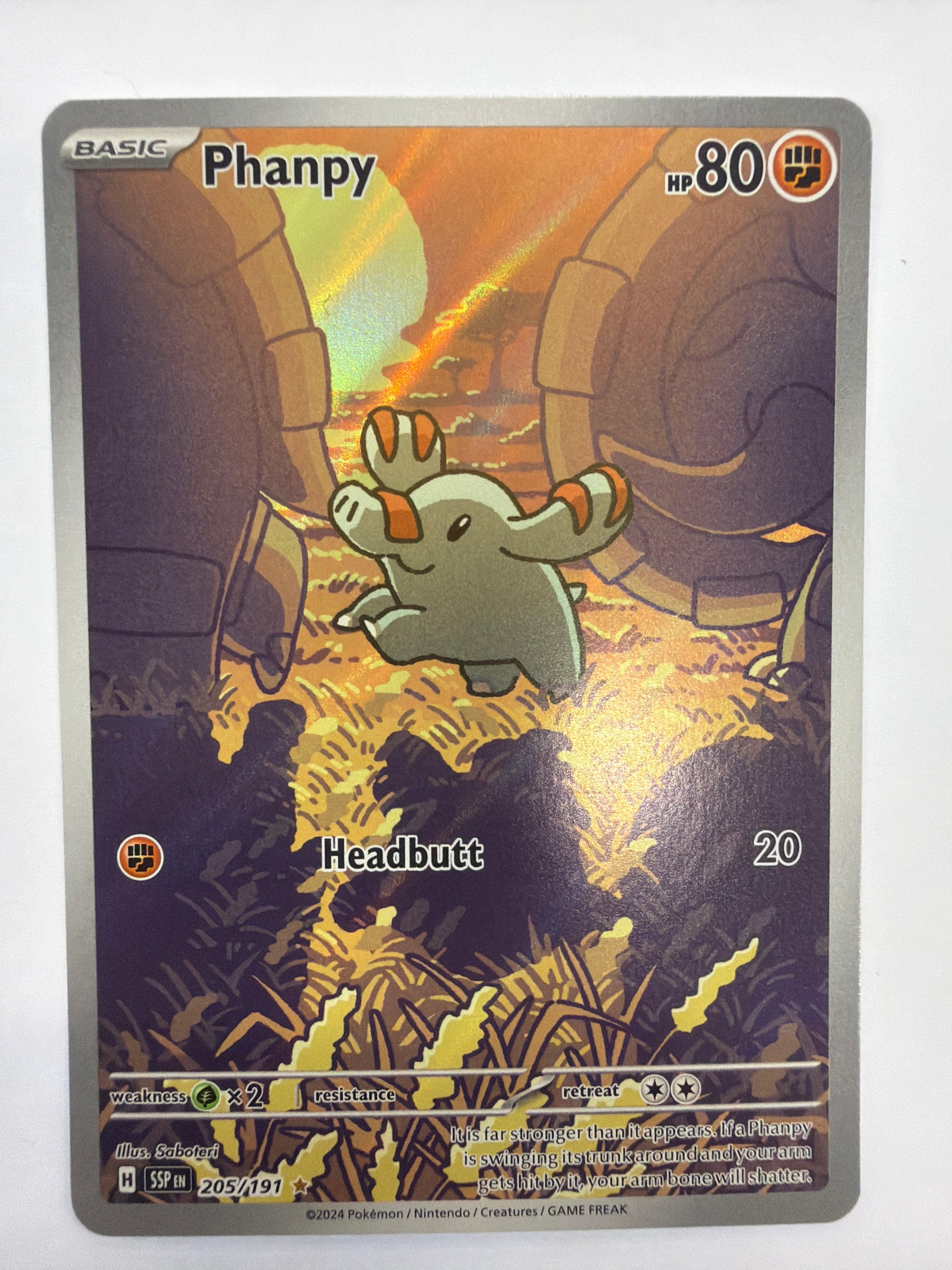 Pokémon TCG - Surging Sparks Phanpy 205/191 NM